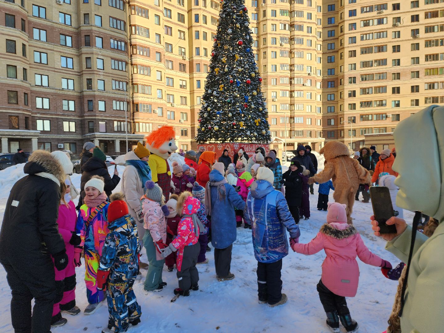 раменское, культура, новогодняя праздничная программа на Северном шоссе,