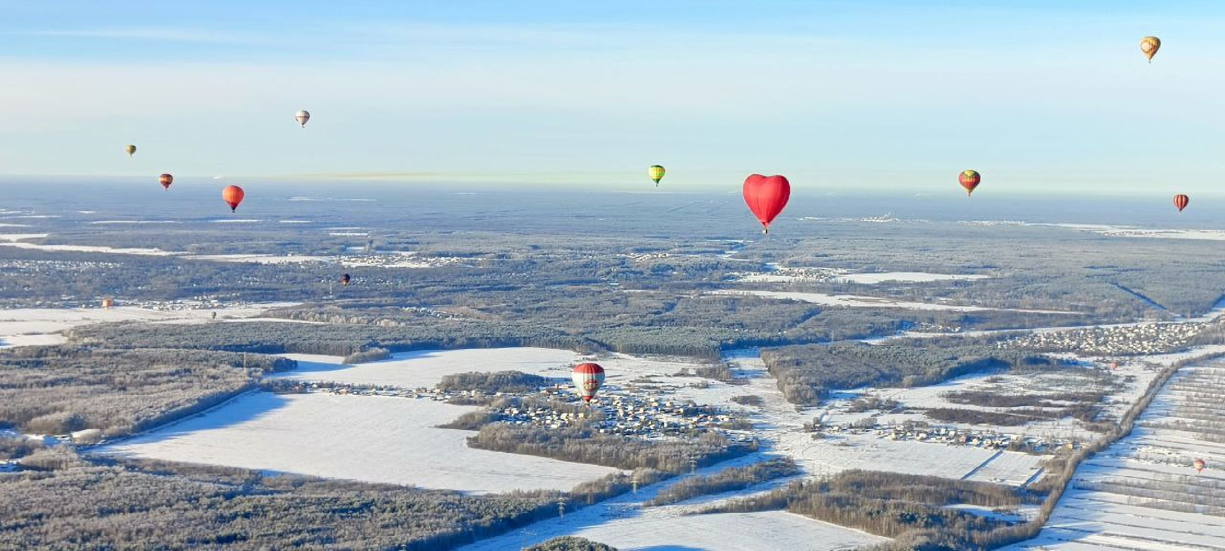 Дмитров, Фестиваль аэростатов, Яблоки на снегу,