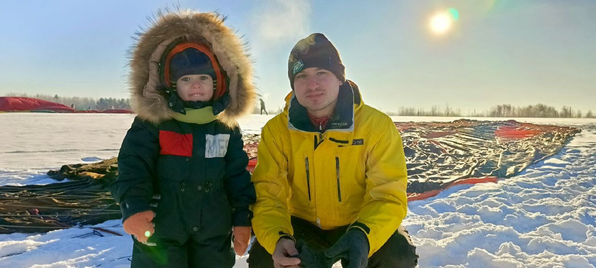 Дмитров, Фестиваль аэростатов, Яблоки на снегу,