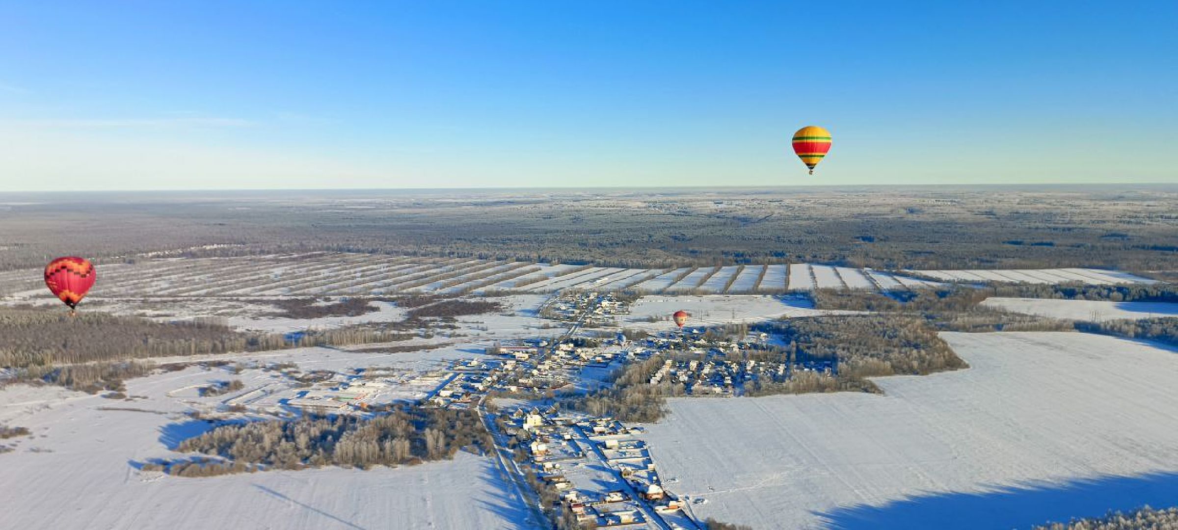 Дмитров, Фестиваль аэростатов, Яблоки на снегу,