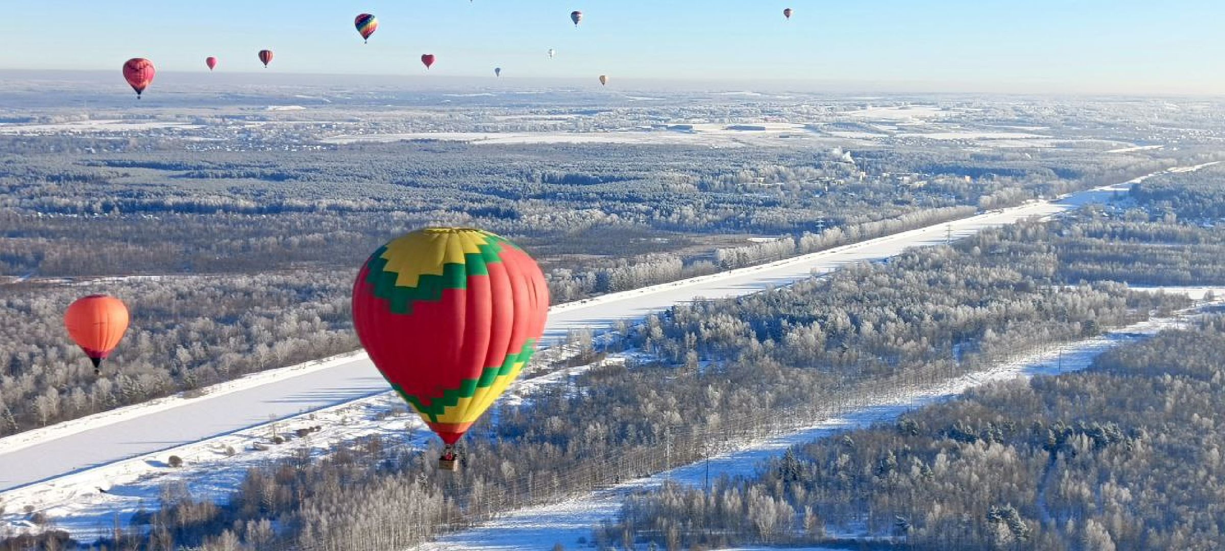 Дмитров, Фестиваль аэростатов, Яблоки на снегу,