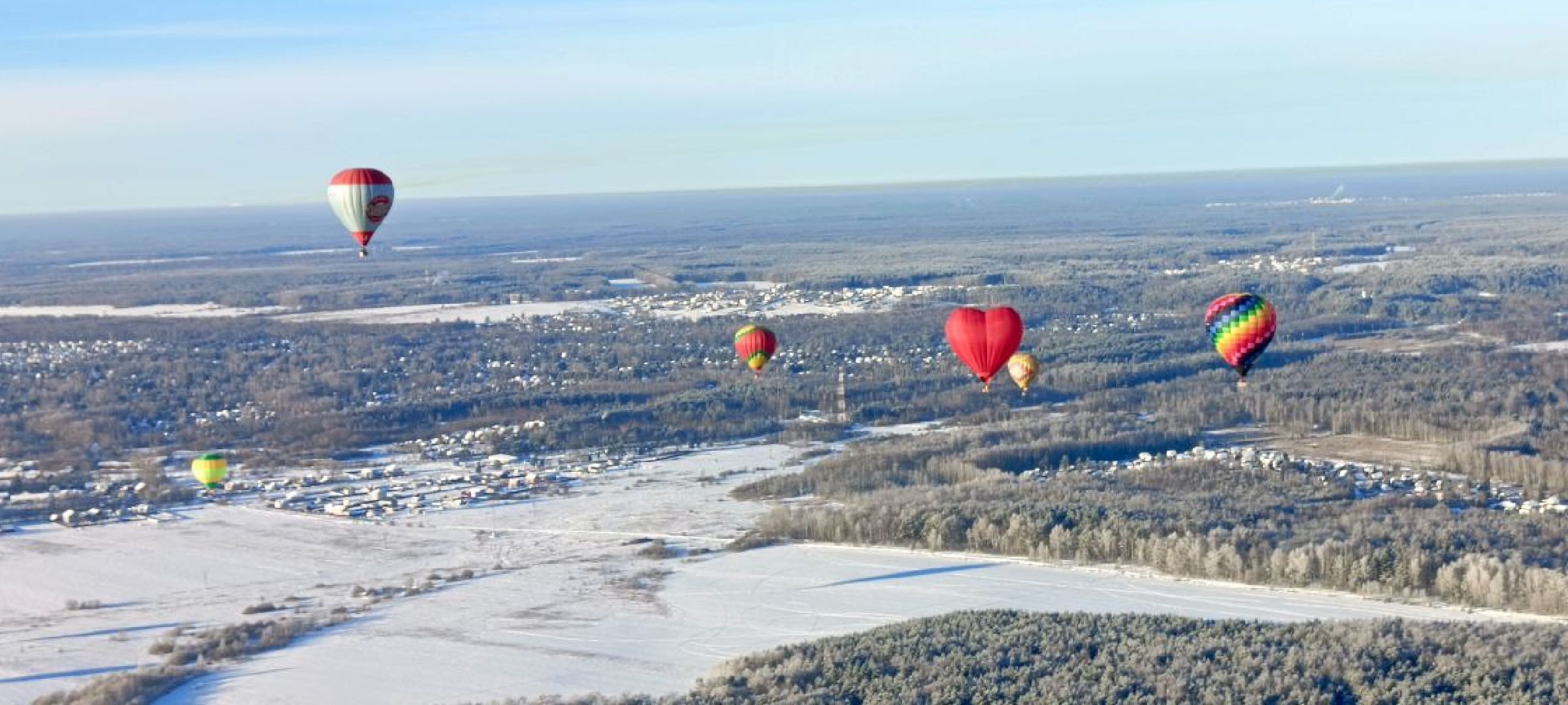 Дмитров, Фестиваль аэростатов, Яблоки на снегу,
