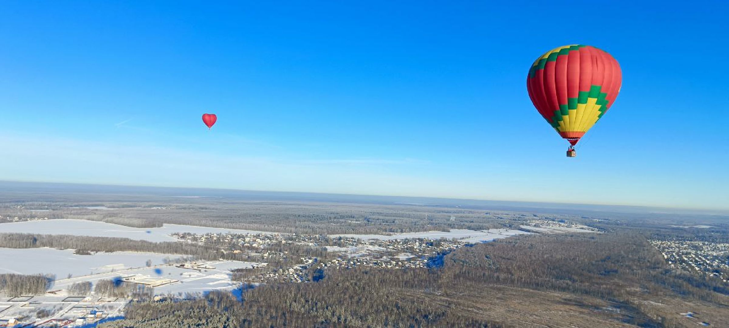 Дмитров, Фестиваль аэростатов, Яблоки на снегу,