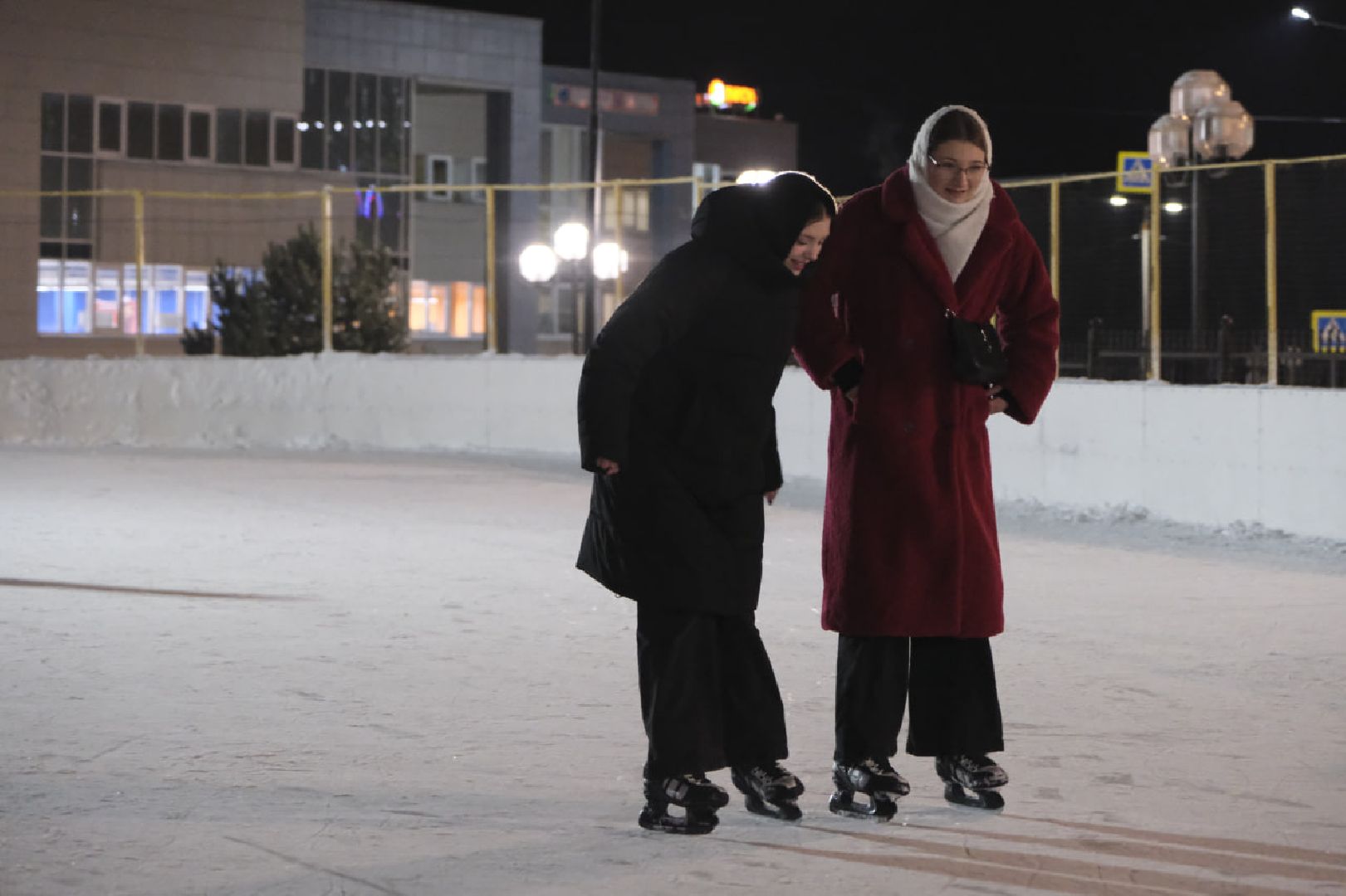 пущино, спорт, каток, дети, коньки, подмосковье, развлечения, зима,