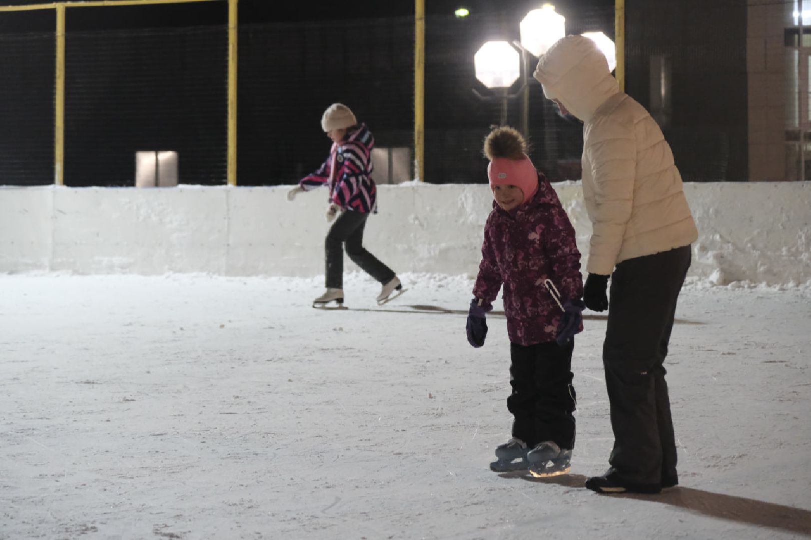 пущино, спорт, каток, дети, коньки, подмосковье, развлечения, зима,