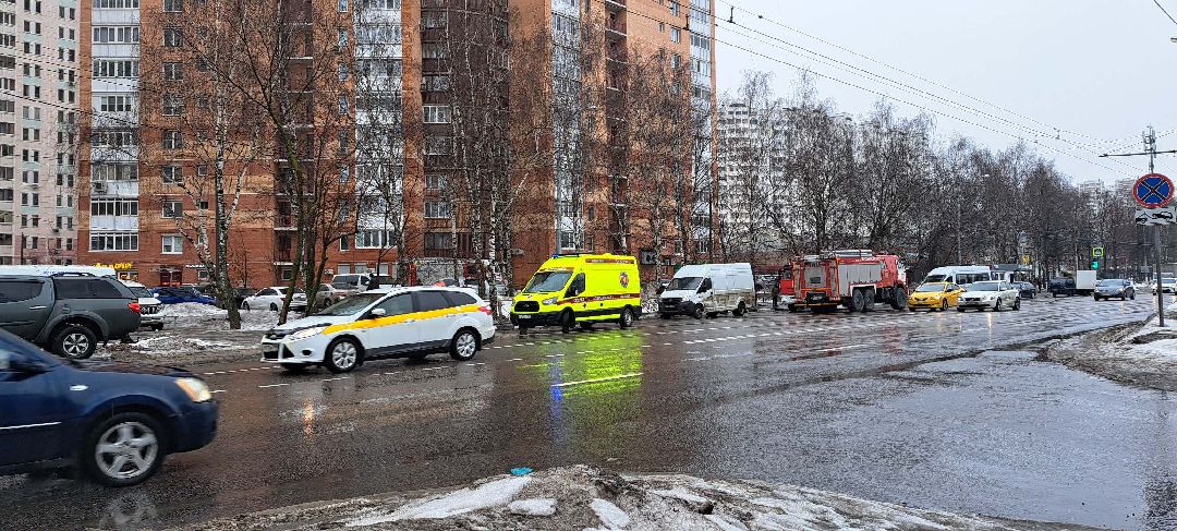 Подольск, пожар, Ленинградская, пожарные