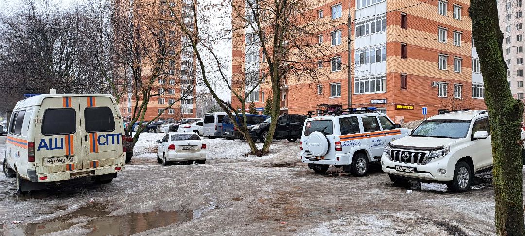 Подольск, пожар, Ленинградская, пожарные