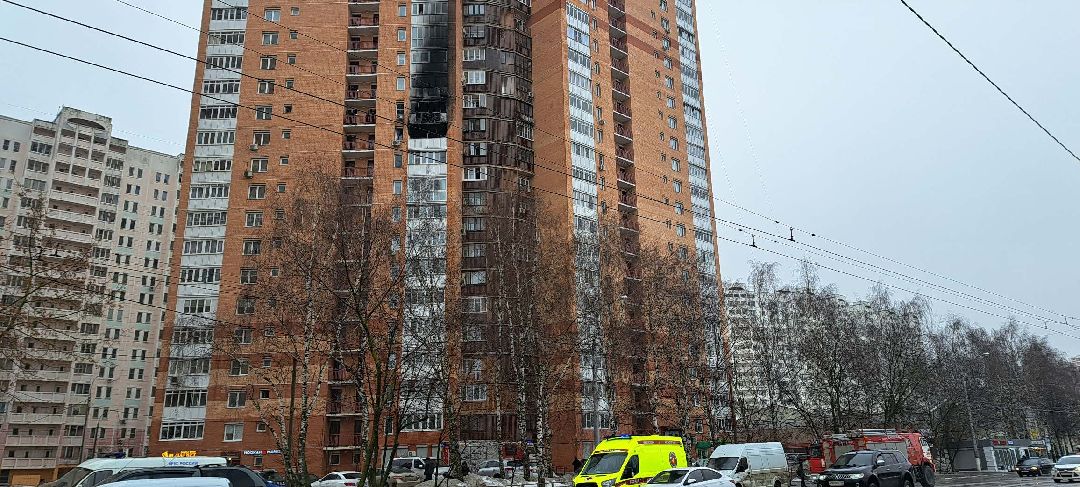 Подольск, пожар, Ленинградская, пожарные