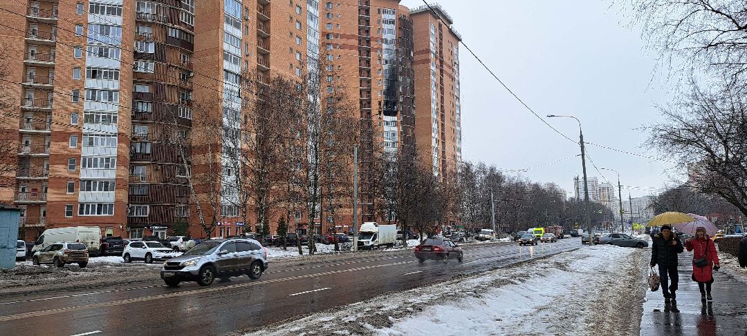 Подольск, пожар, Ленинградская, пожарные