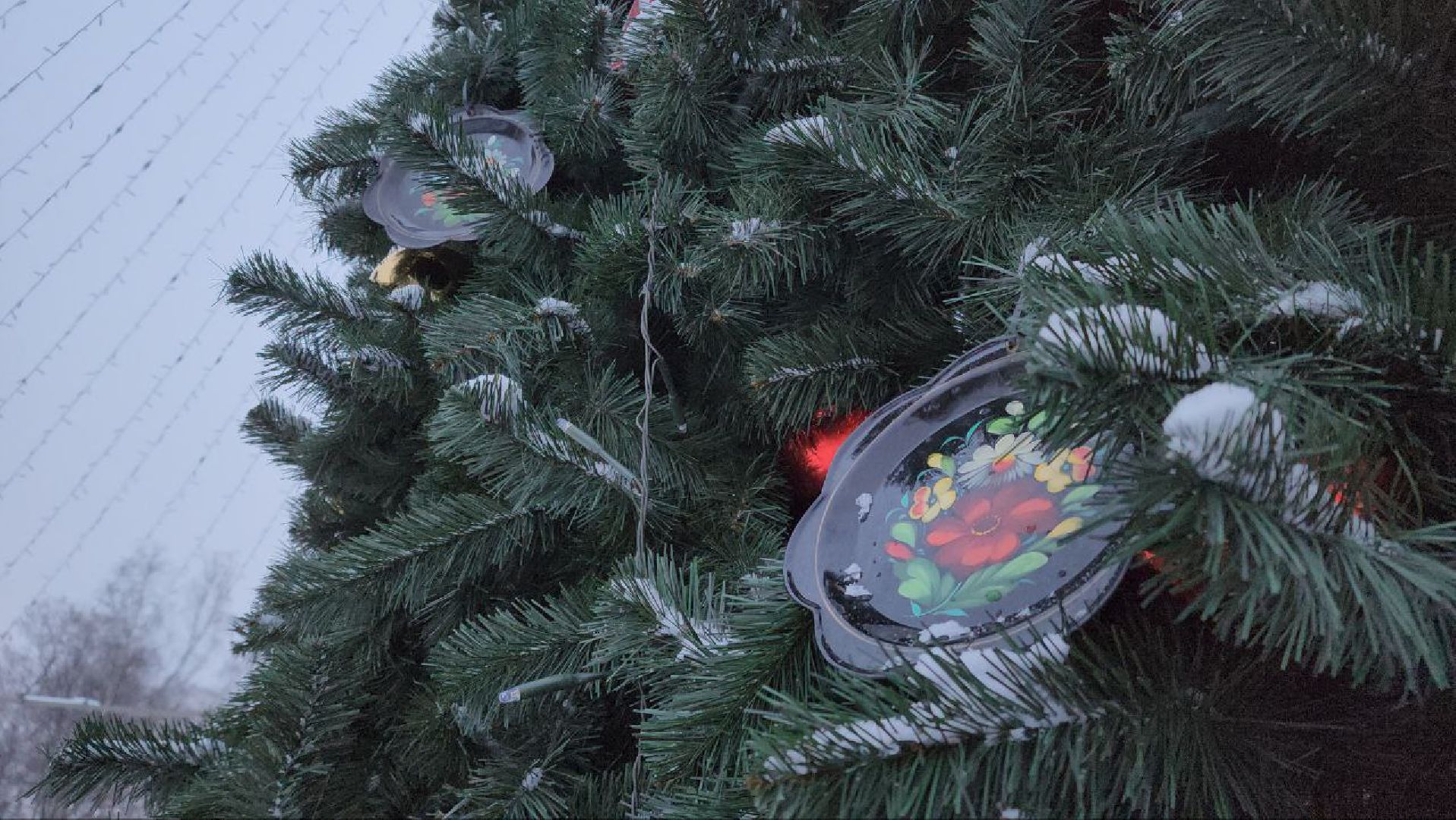 мытищи, Жостово, Фабрика росписи Жостово, Подносы Жостово, ёлка, парк мира,