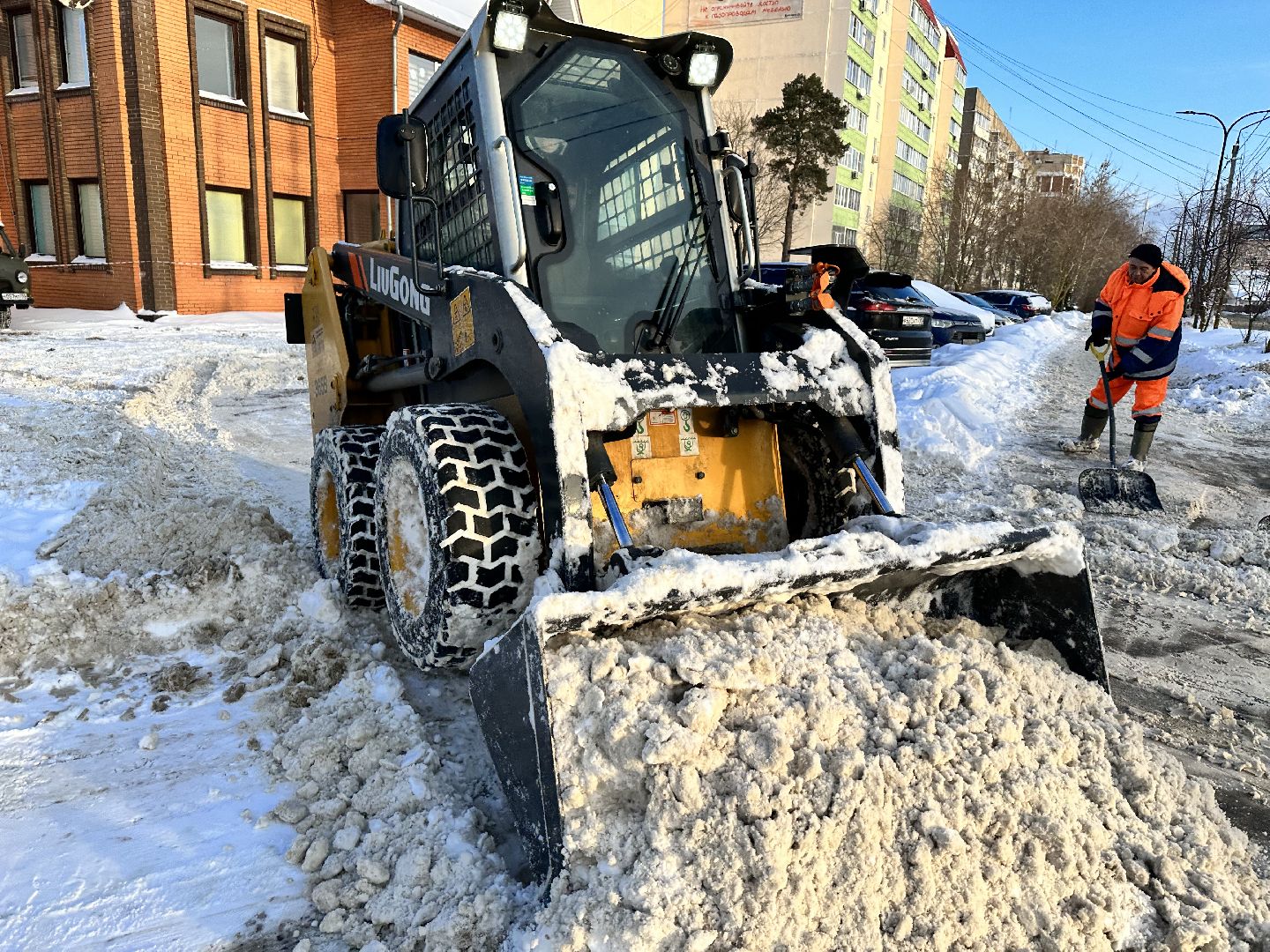 уборка общественных территорий, уборка снега, наро-фоминск,