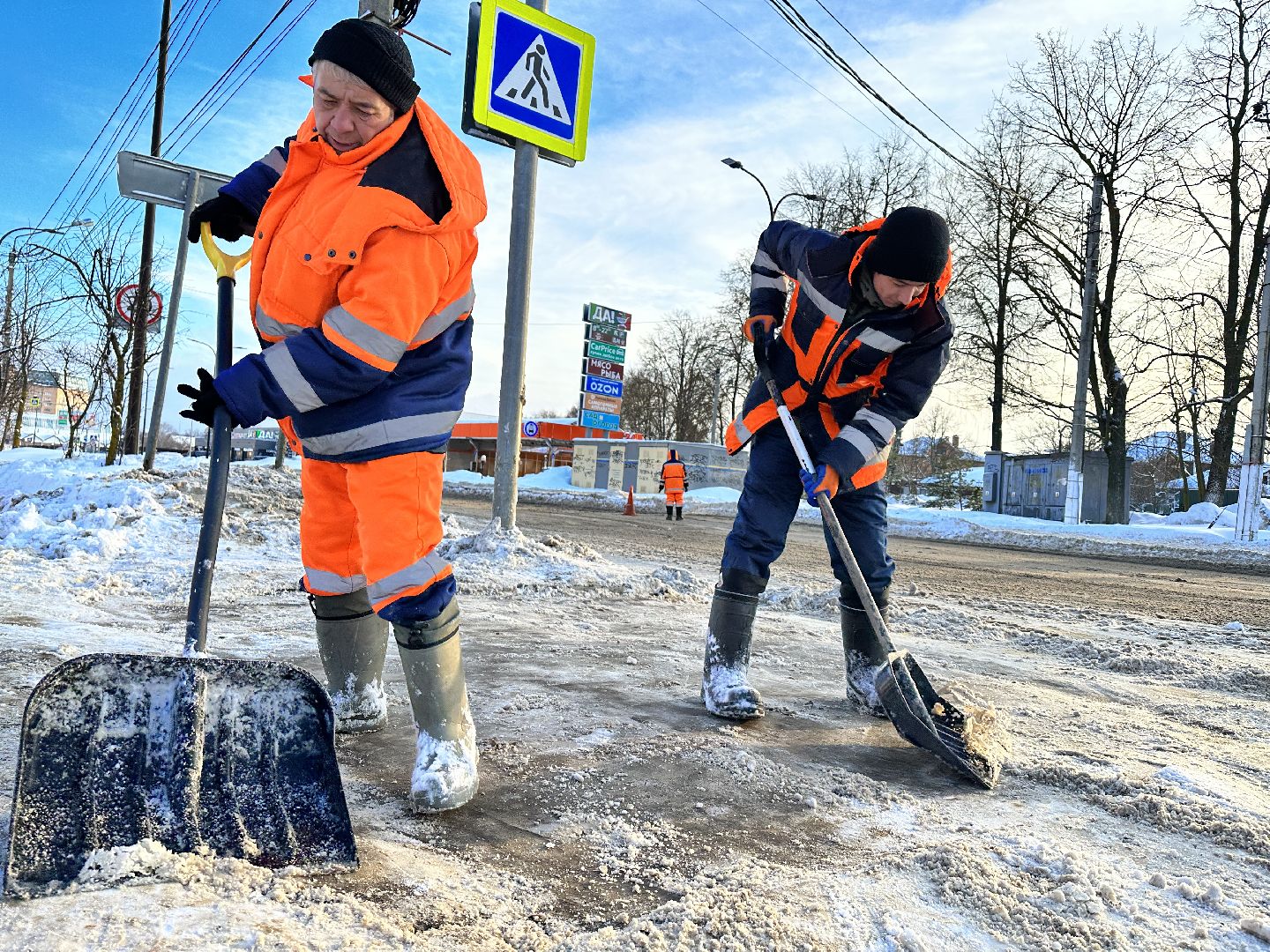 уборка общественных территорий, уборка снега, наро-фоминск,