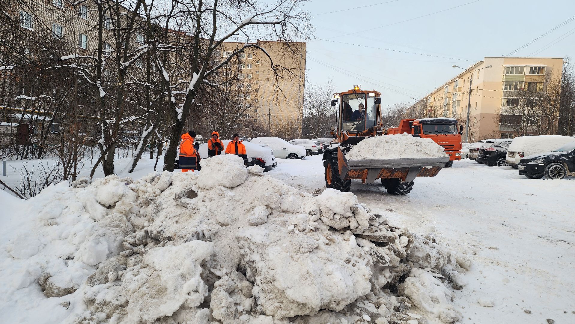 Подмосковье, городской округ пушкинский, Ивантеевка, городское хозяйство ивантеевка, вывоз снега, комунальная техника,