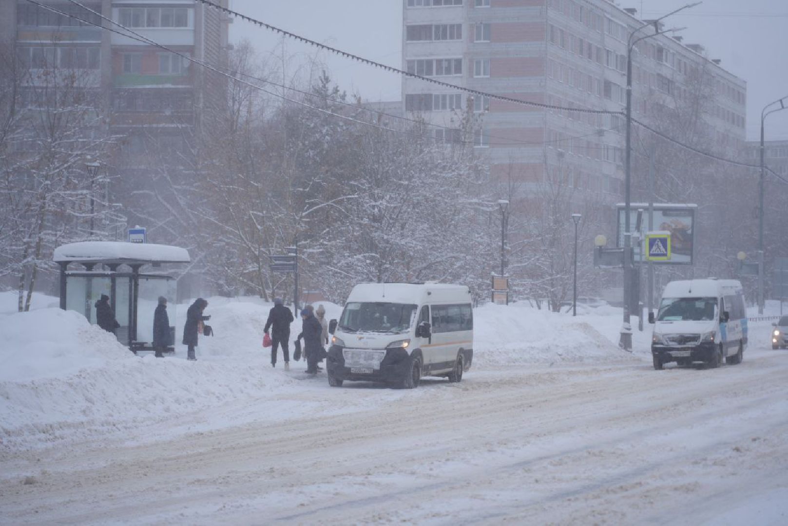 Сергиев Посад, ЖКХ, Коммунальщики, Снегопад, Непогода, Зима, Сергиево-Посадский городской округ,