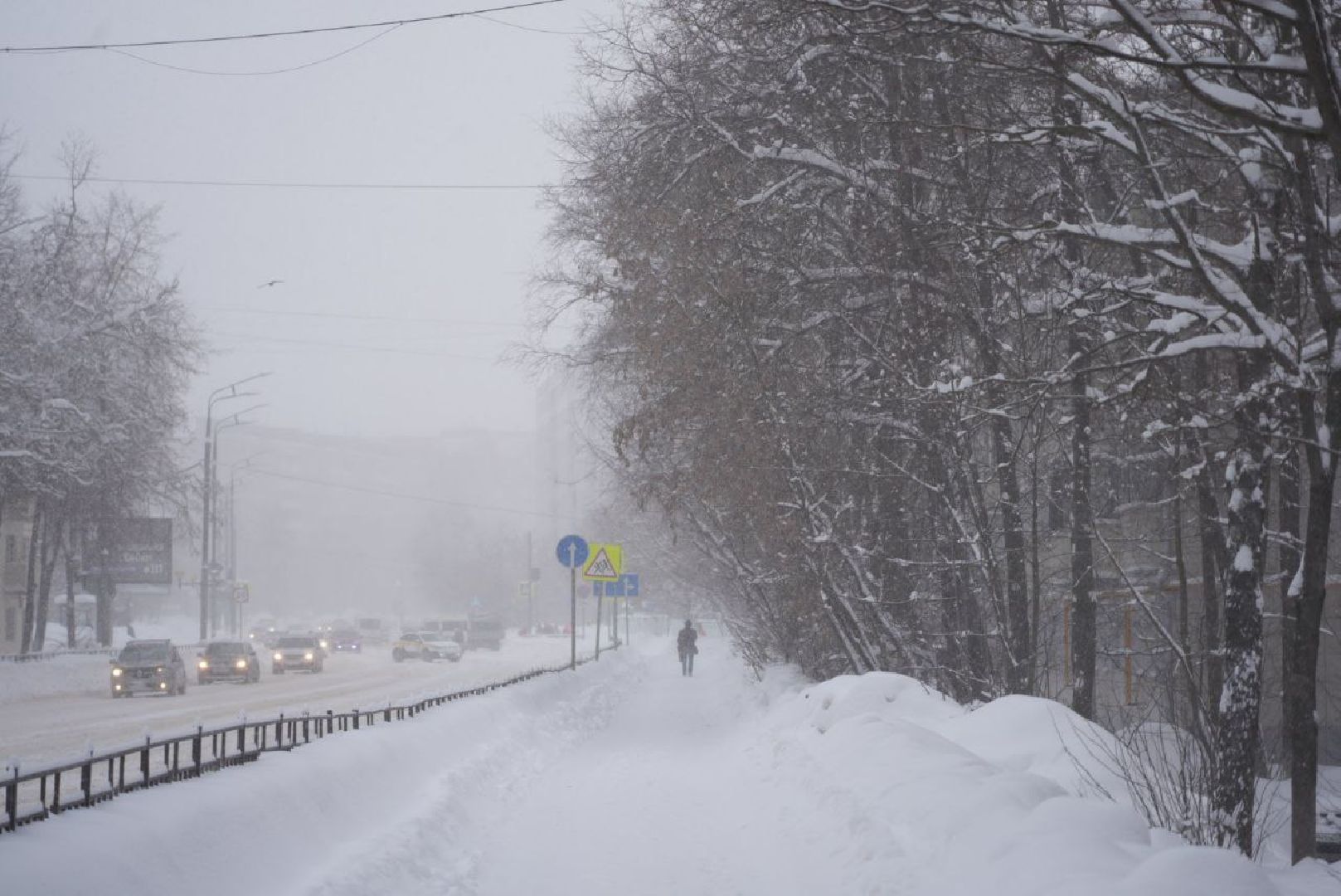 Сергиев Посад, ЖКХ, Коммунальщики, Снегопад, Непогода, Зима, Сергиево-Посадский городской округ,