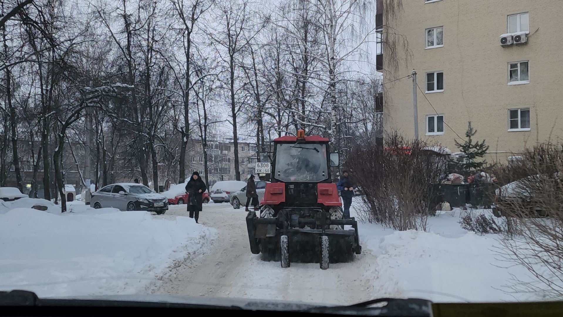 воскресенск, уборка снега, жкх, метель, зима,