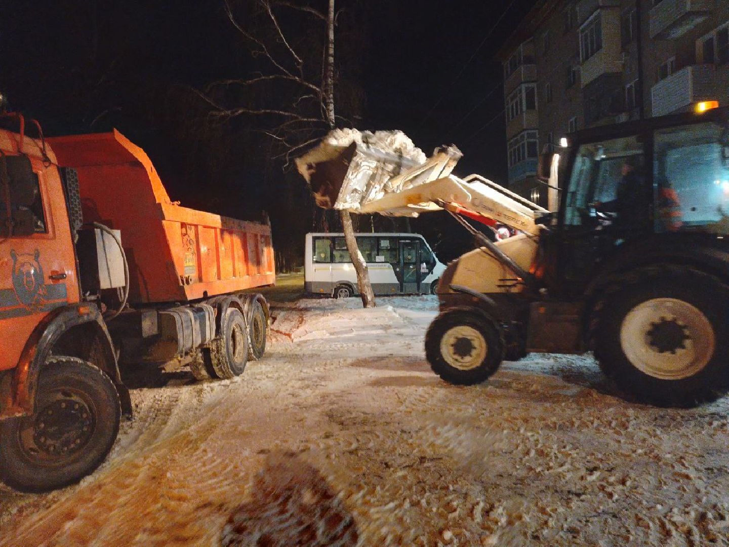 воскресенск, уборка снега, жкх, метель, зима,