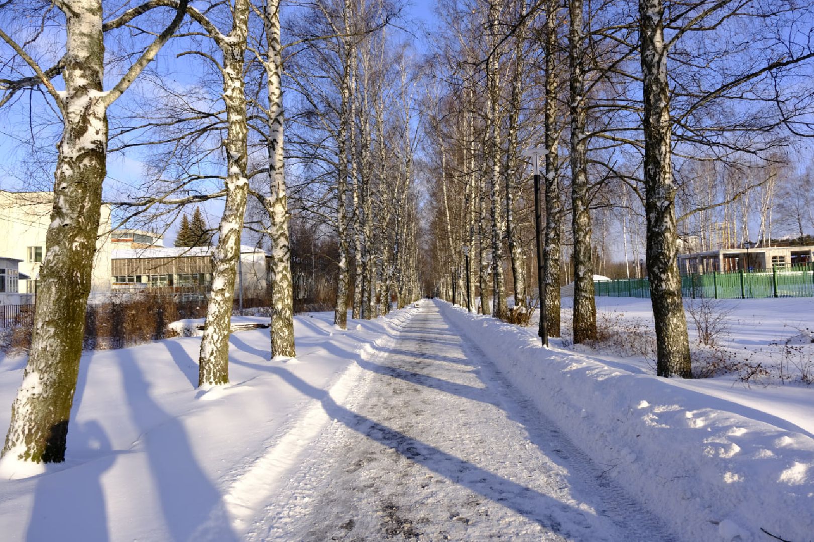 пущино, благоустройство, снег, уборка дворов, метель,