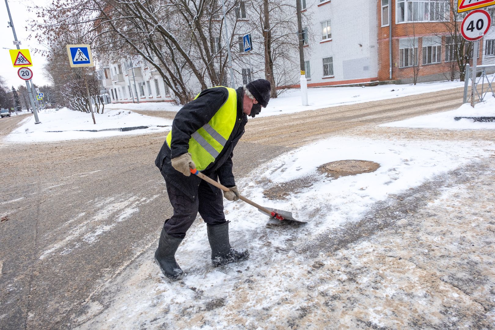 жкх, уборка, лыткарино, черная метель,
