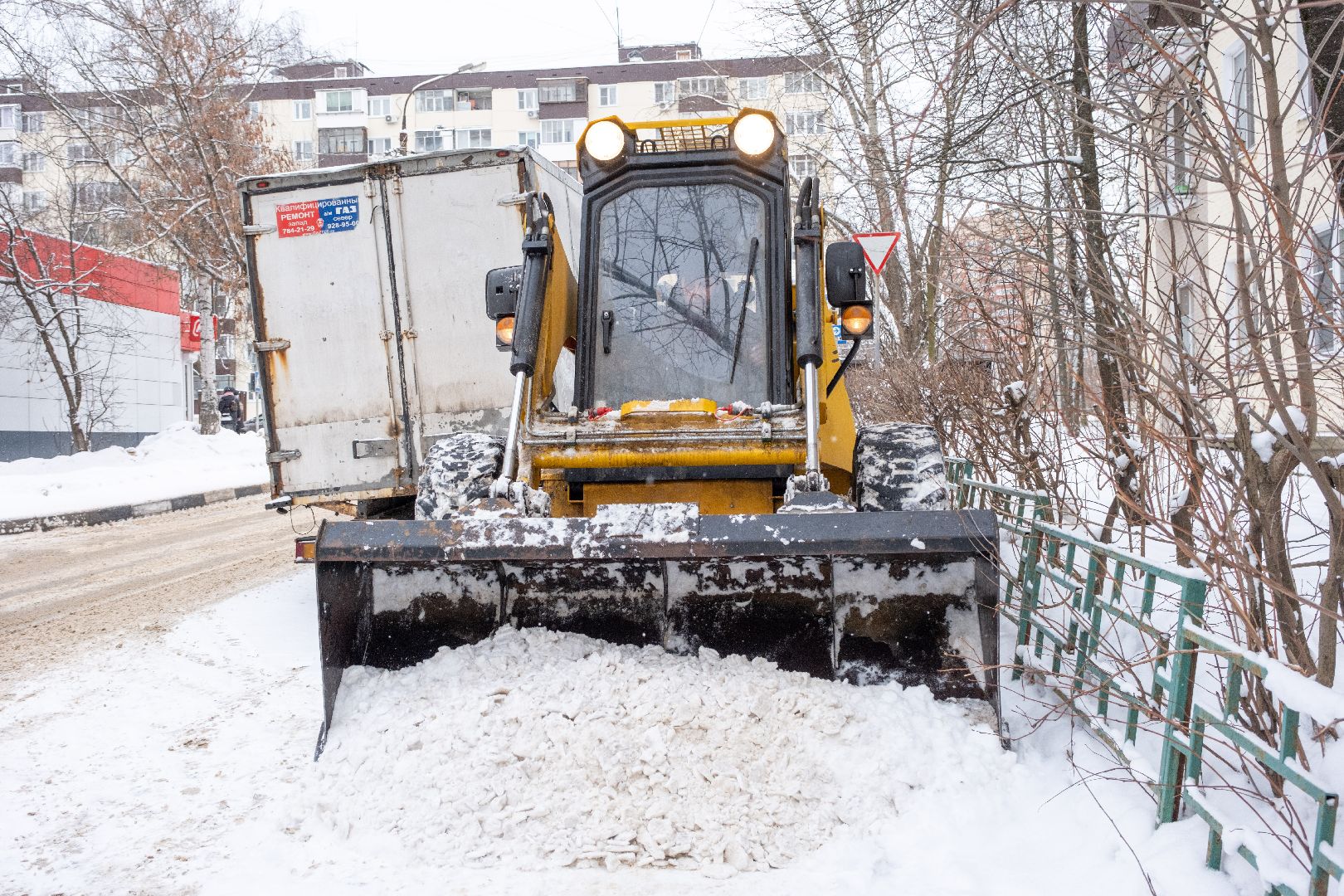 жкх, уборка, лыткарино, черная метель,