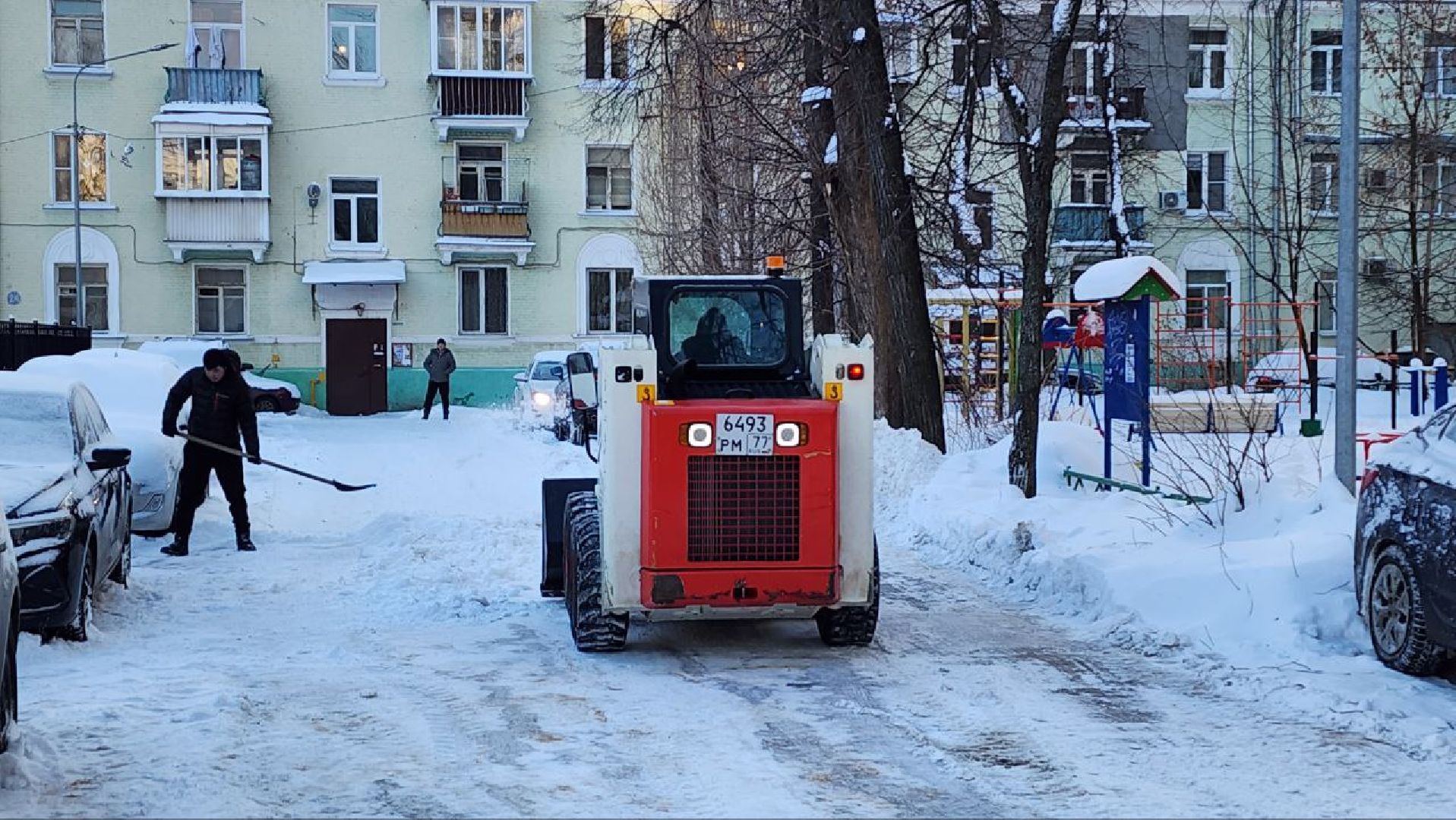 люберцы, уборка снега, жкх, дворовые территории,