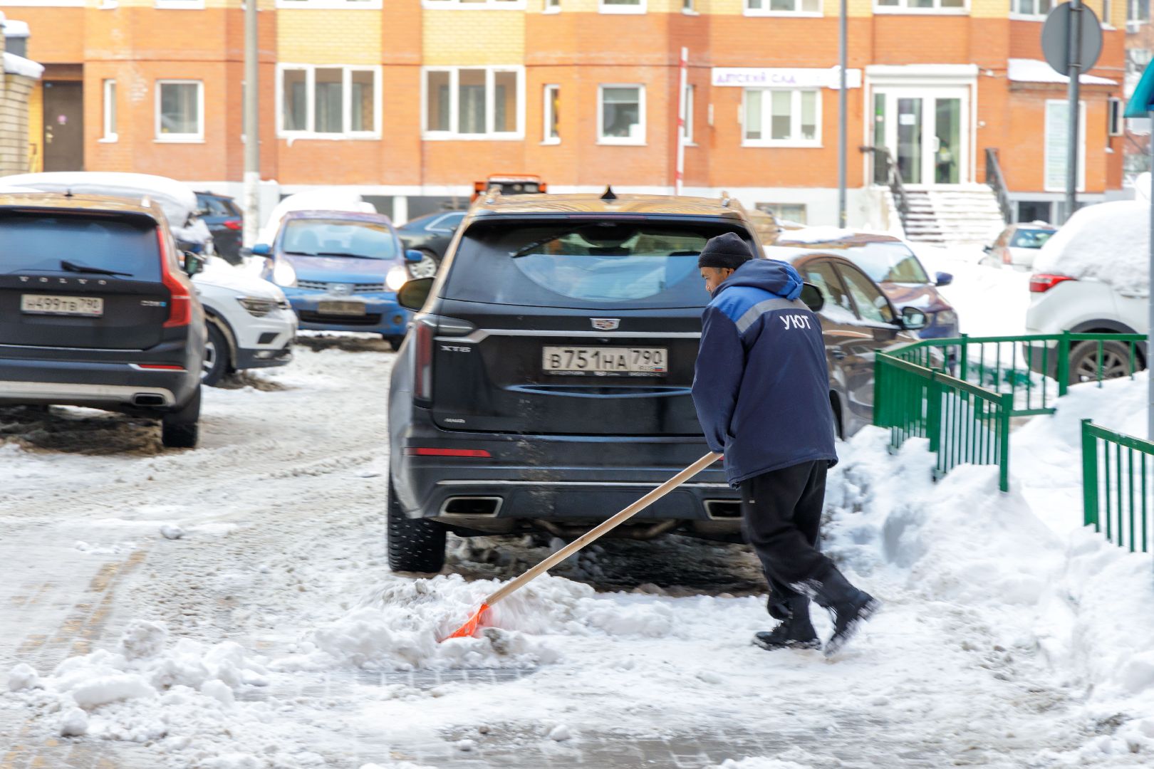 люберцы, уборка снега, жкх, дворовые территории,