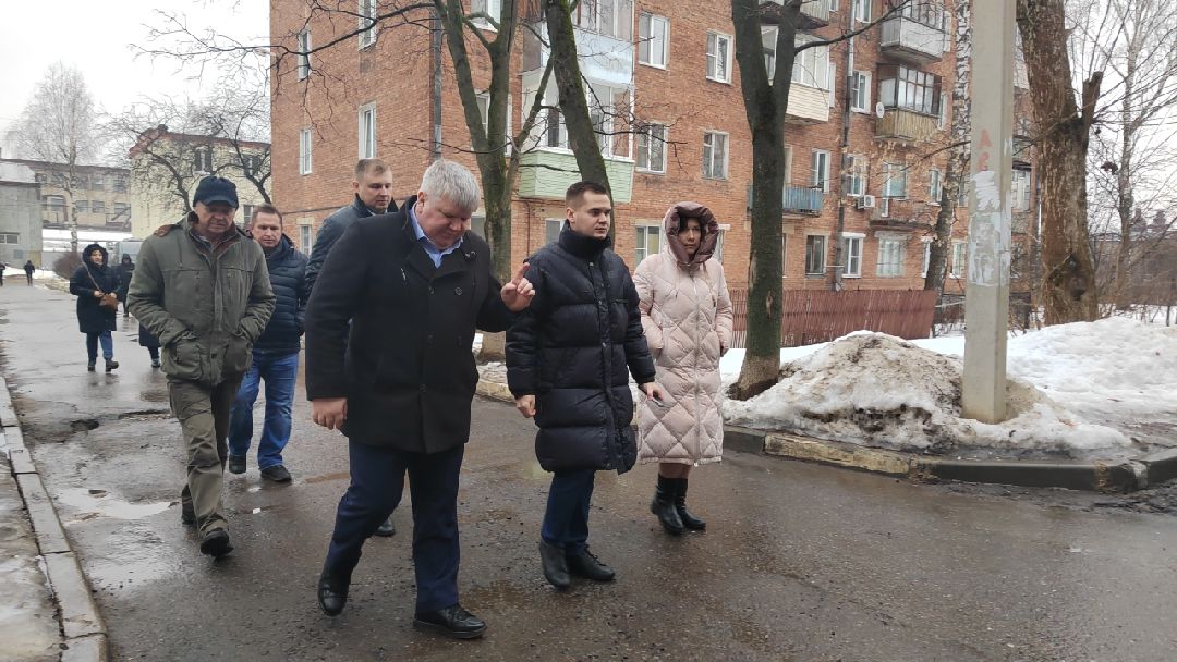 Пушкино, Пушкинский, Правдинский, Весна в Подмосковье, благоустройство, управляющая компания, уборка снега,