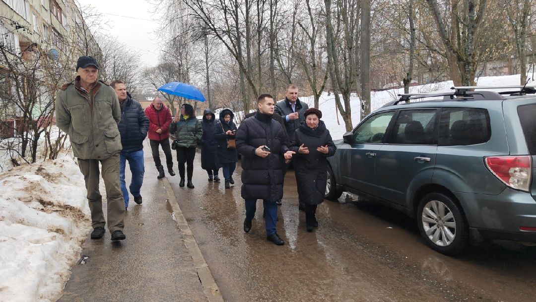 Пушкино, Пушкинский, Правдинский, Весна в Подмосковье, благоустройство, управляющая компания, уборка снега,
