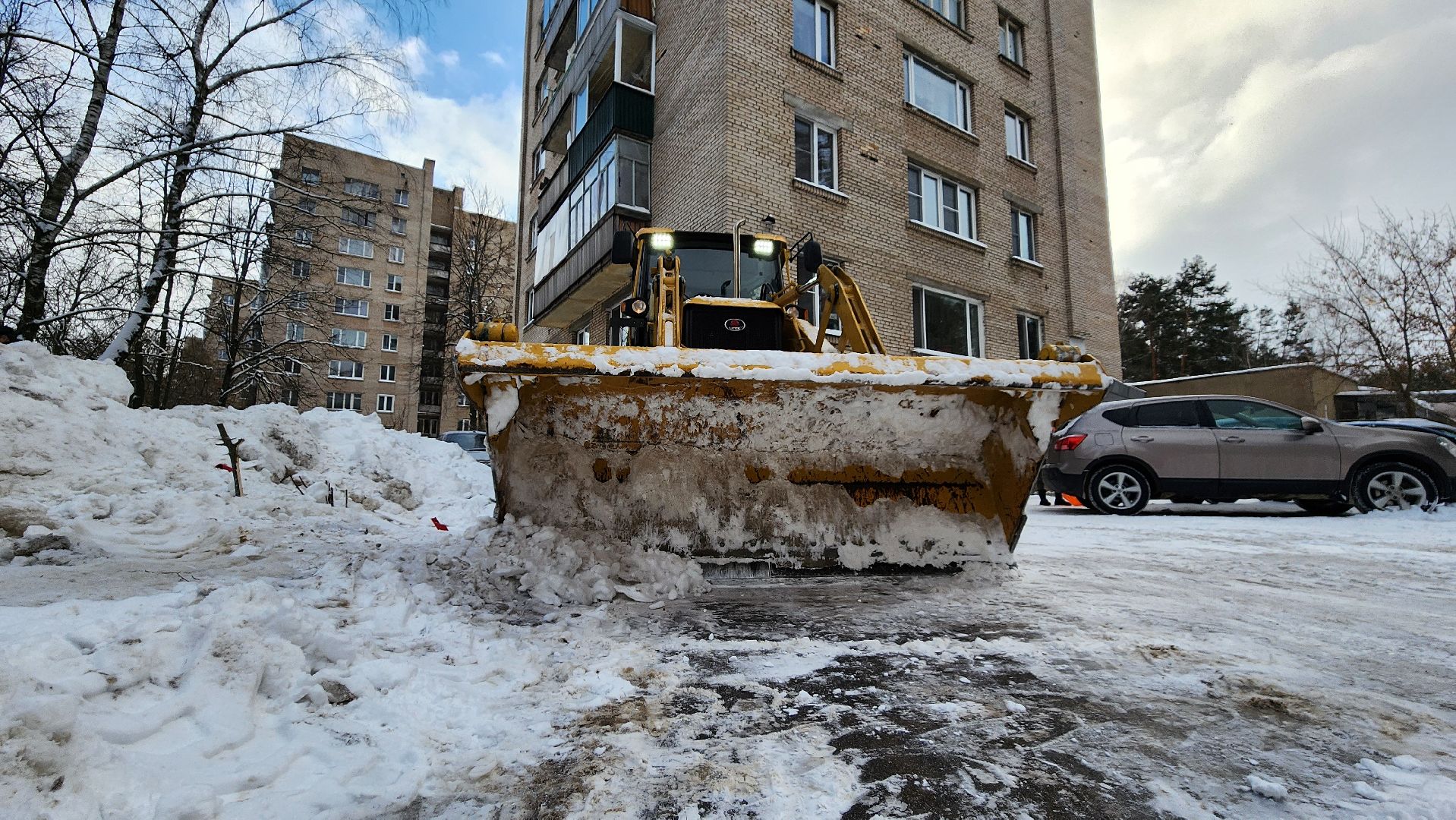 черная метель, снег, уборка, коммунальные службы, протвино,