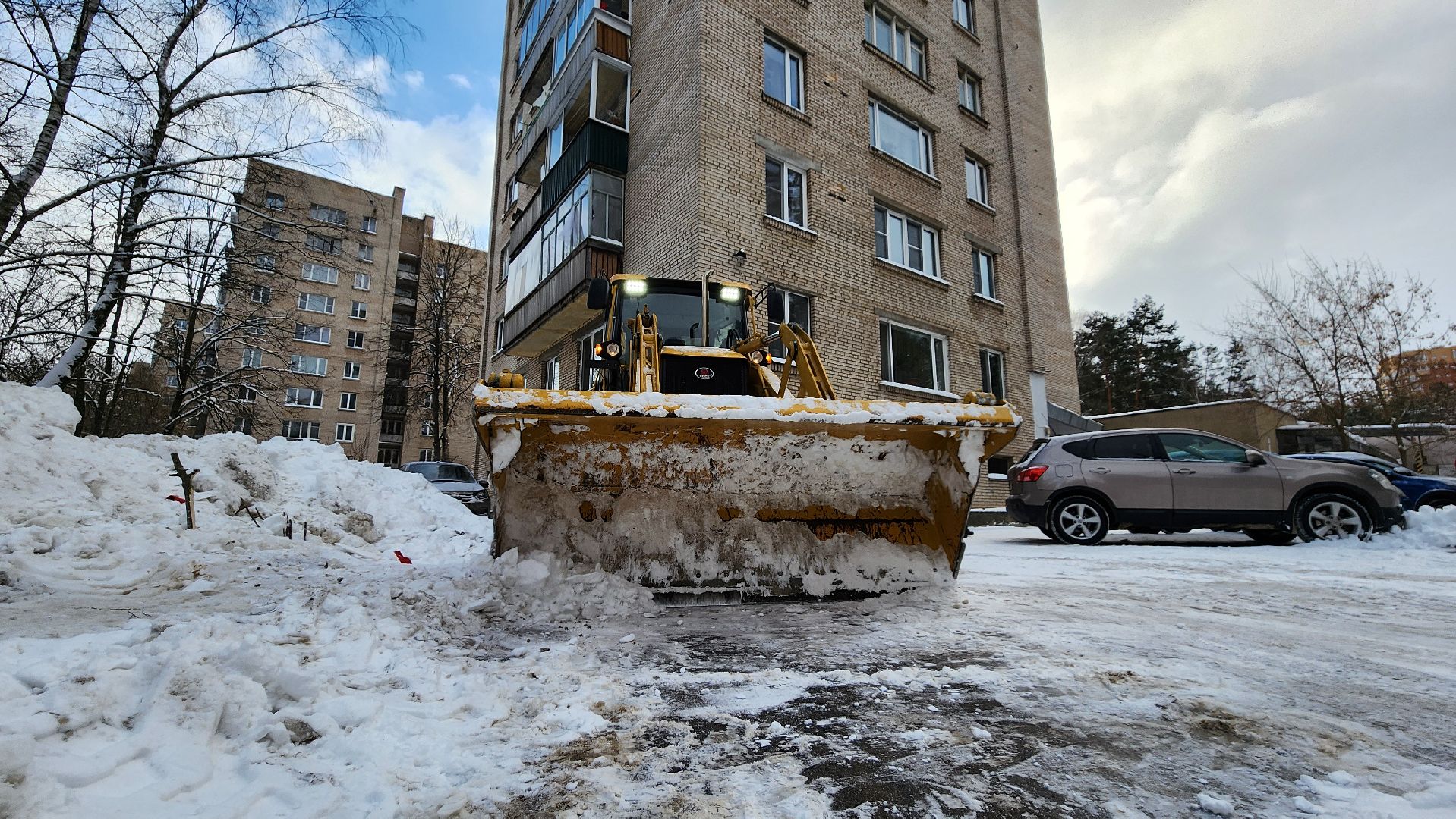 черная метель, снег, уборка, коммунальные службы, протвино,