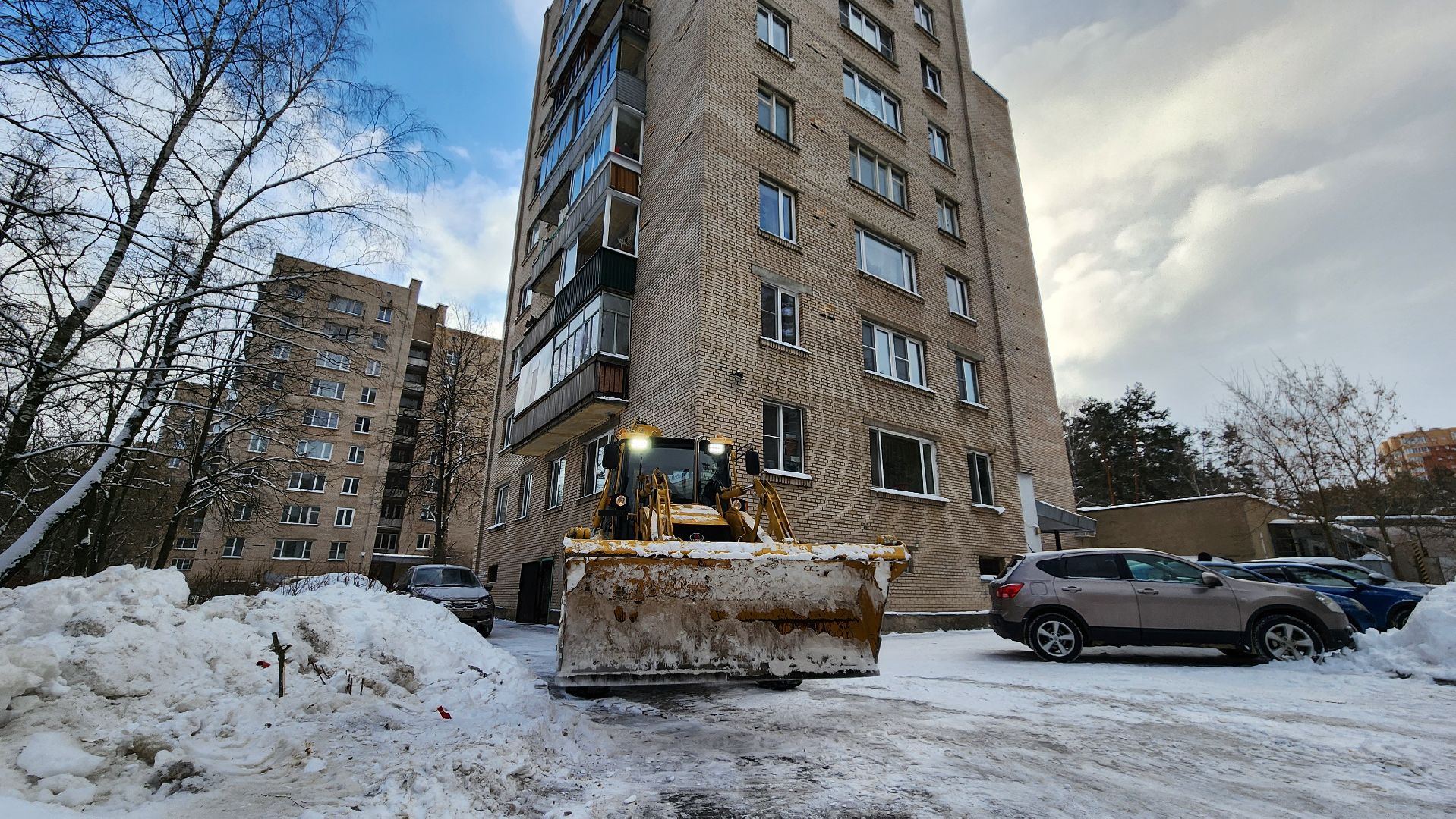 черная метель, снег, уборка, коммунальные службы, протвино,
