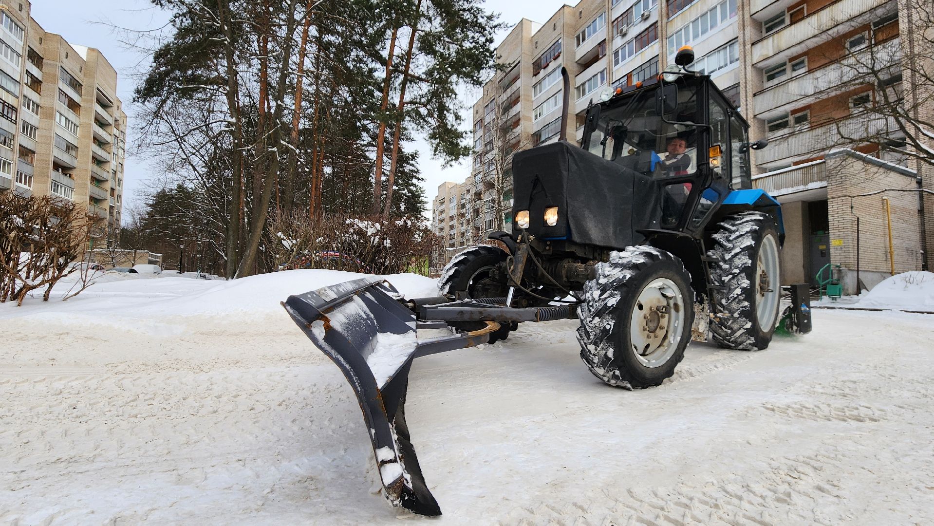 черная метель, снег, уборка, коммунальные службы, протвино,