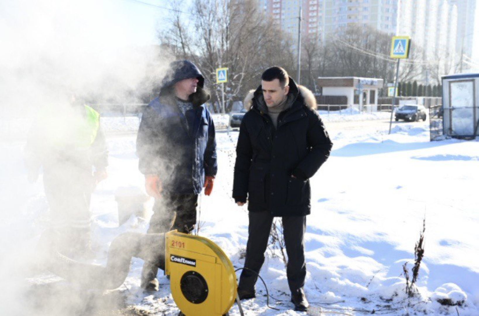 авария, авария в котельной, теплосети, теплотрасса, ленинский окргуг,