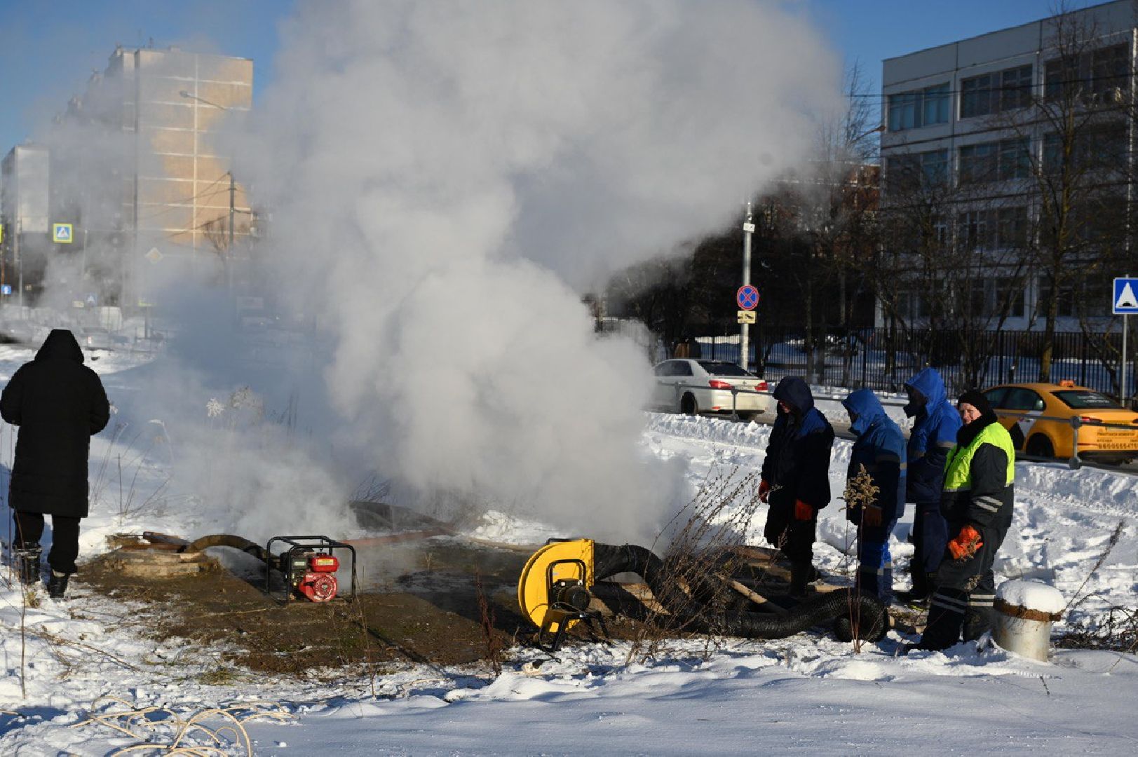авария, авария в котельной, теплосети, теплотрасса, ленинский окргуг,