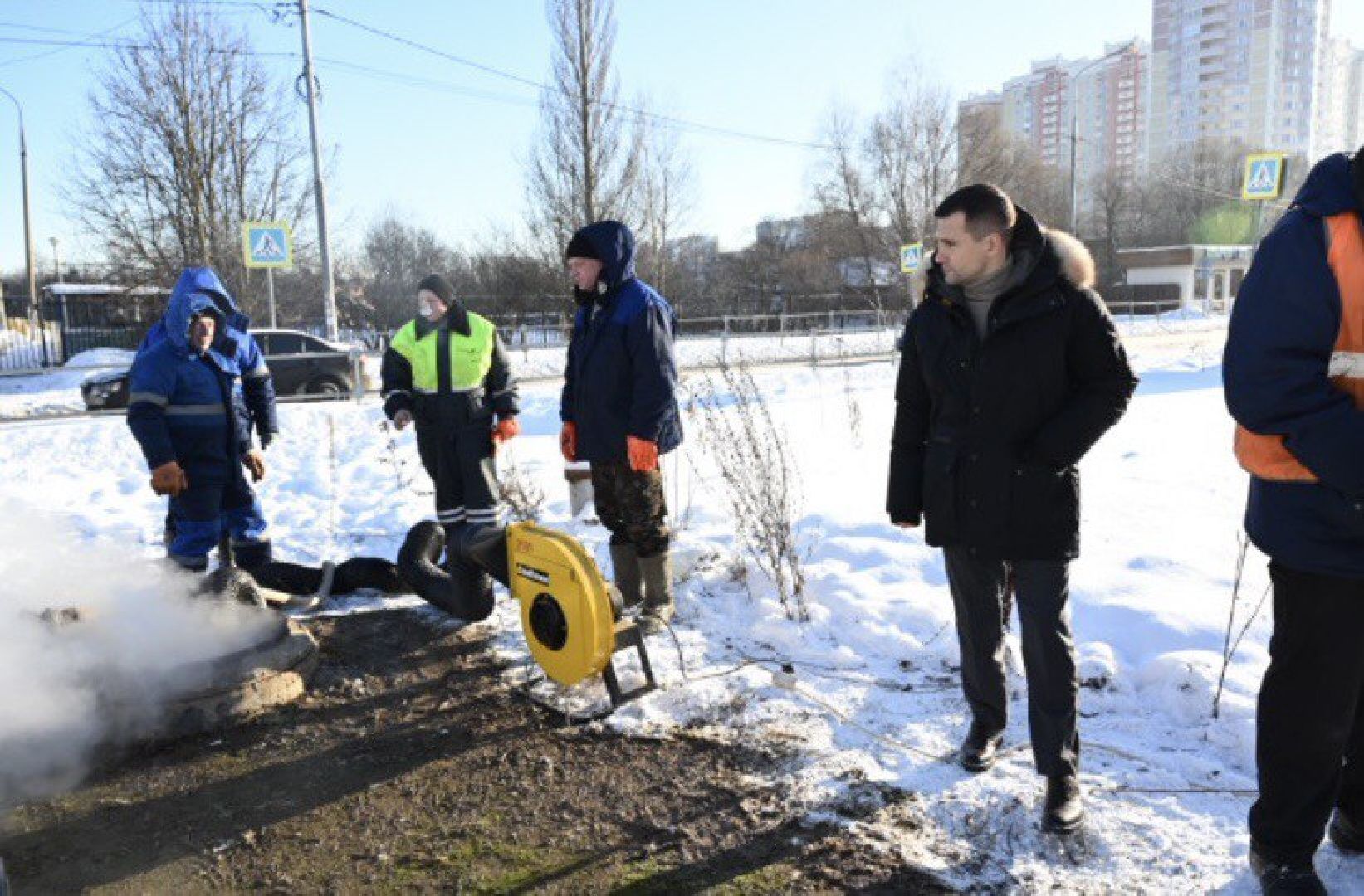 авария, авария в котельной, теплосети, теплотрасса, ленинский окргуг,