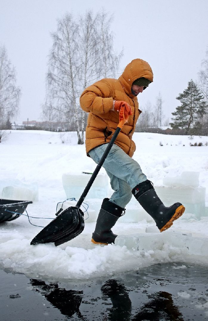 иордань, купель, прорубь, Белые Столбы, домодедово, безопасная зима, зима в подмосковье, зима 2024, крещение господне, крещенские купания, безопасность,