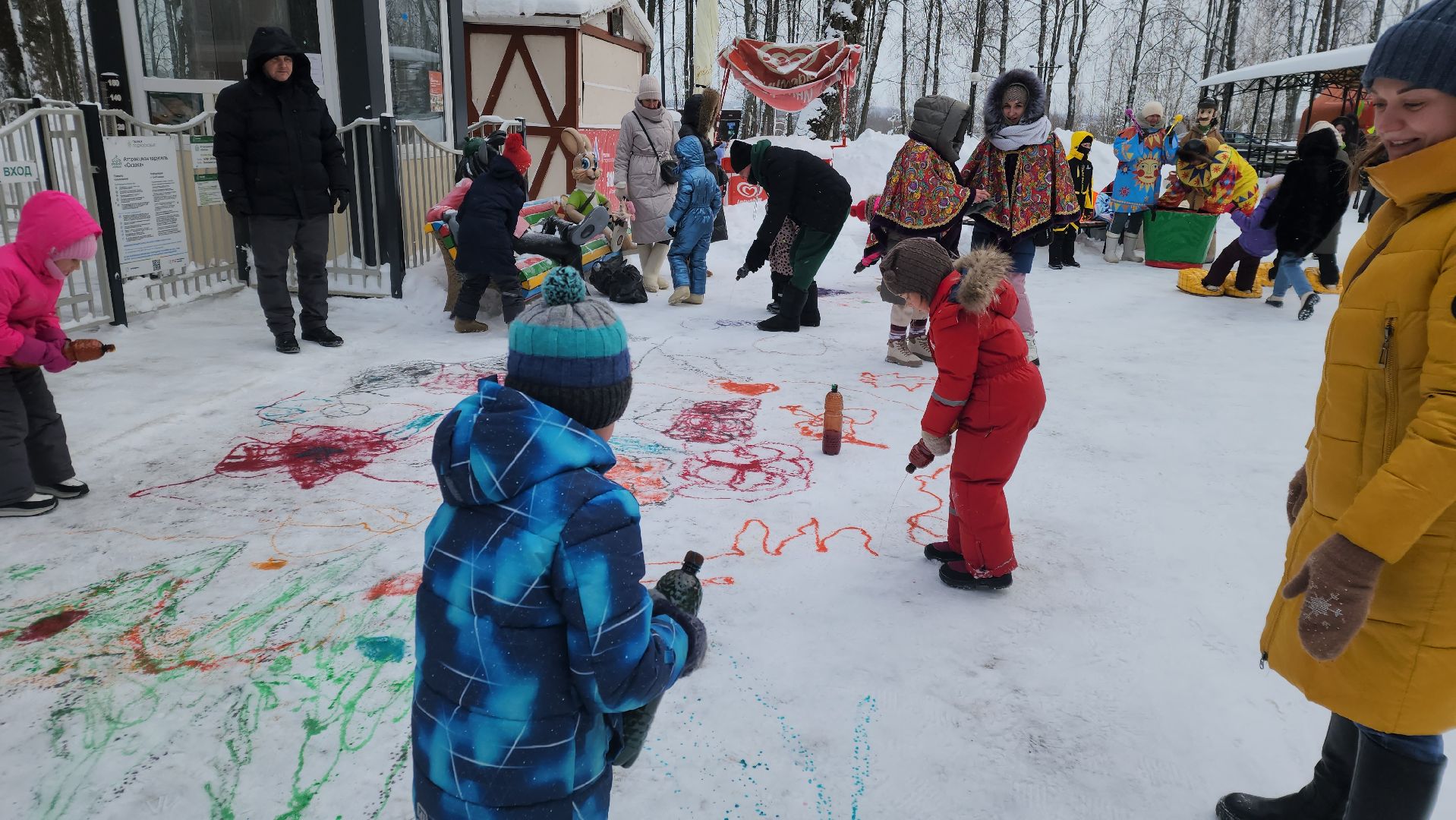 волоколамск, парк, снег, зима в подмосковье, мероприятие, елки, соревнования, конкурсы, мастер класс,