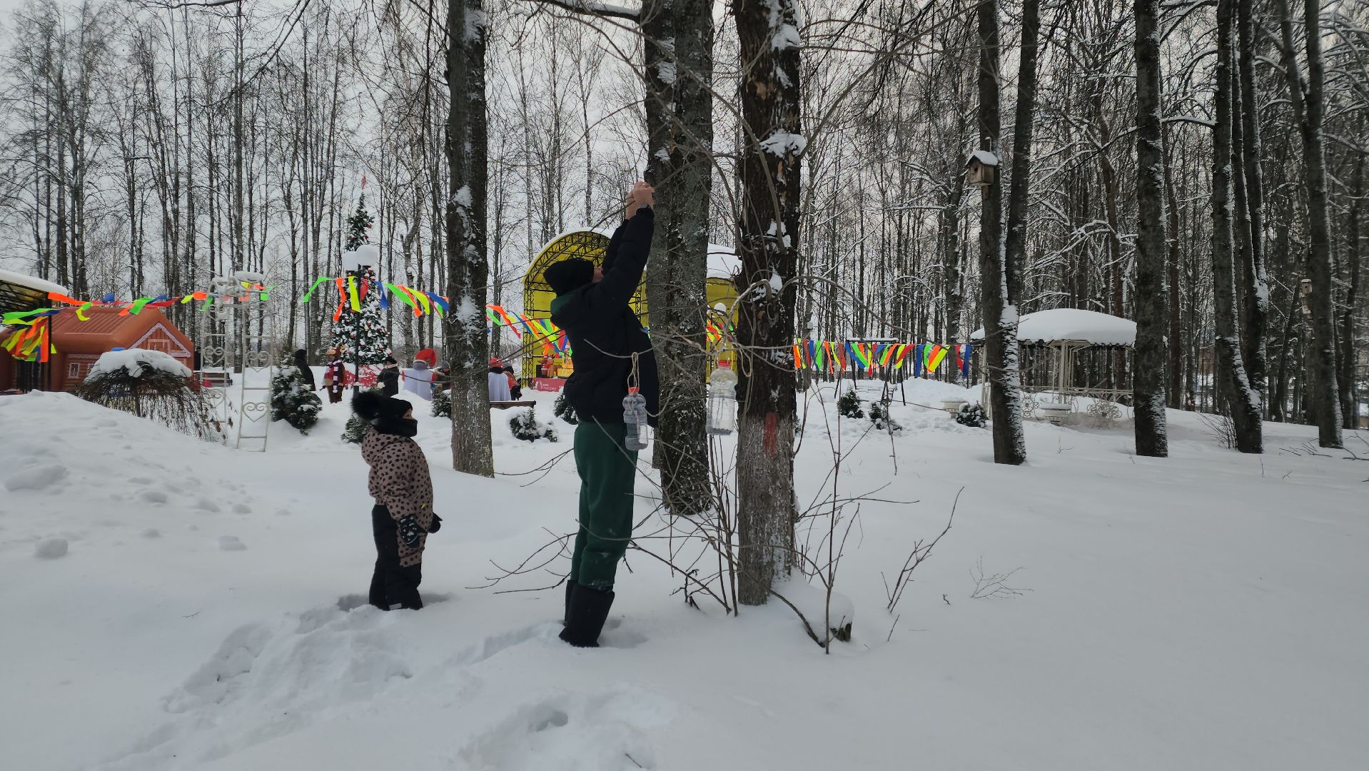 волоколамск, парк, снег, зима в подмосковье, мероприятие, елки, соревнования, конкурсы, мастер класс,