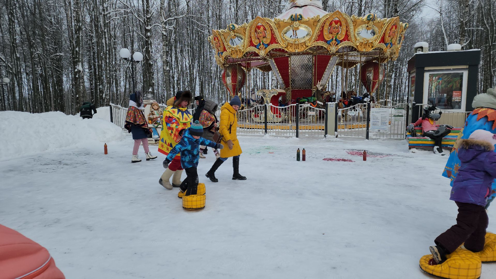 волоколамск, парк, снег, зима в подмосковье, мероприятие, елки, соревнования, конкурсы, мастер класс,