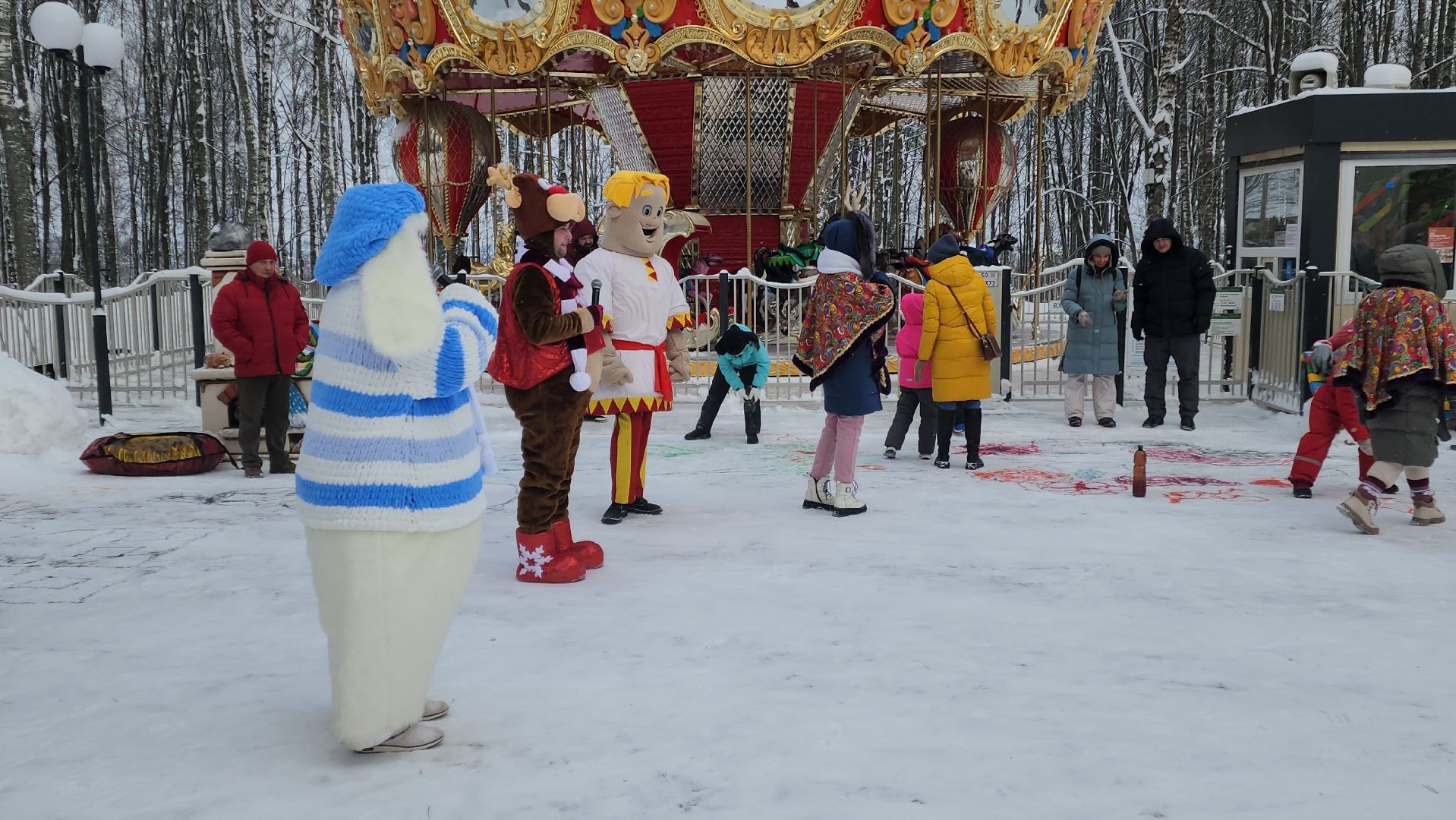 волоколамск, парк, снег, зима в подмосковье, мероприятие, елки, соревнования, конкурсы, мастер класс,