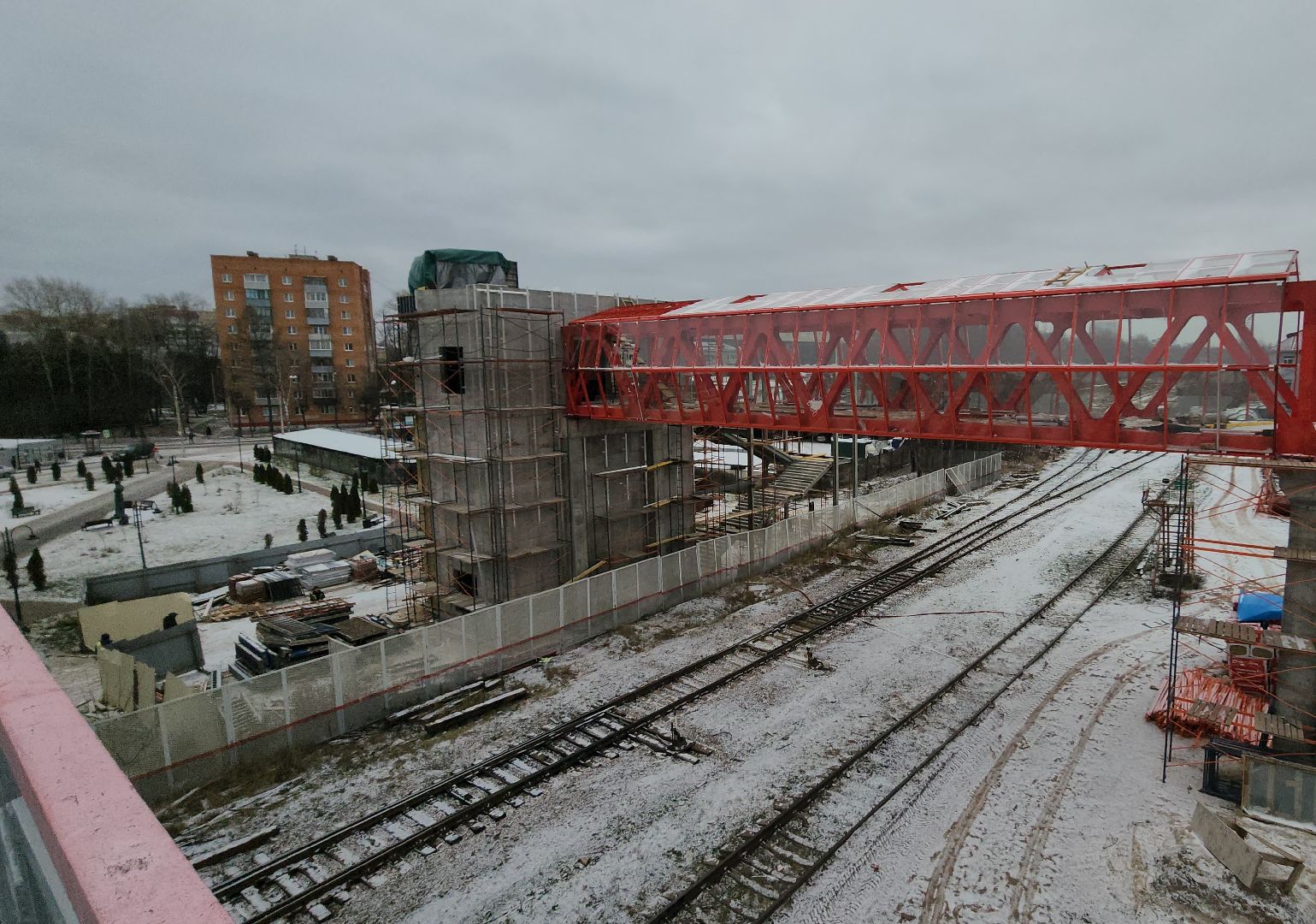 лифты, пешеходный переход, железная дорога, лифтостроительный завод, серпухов,