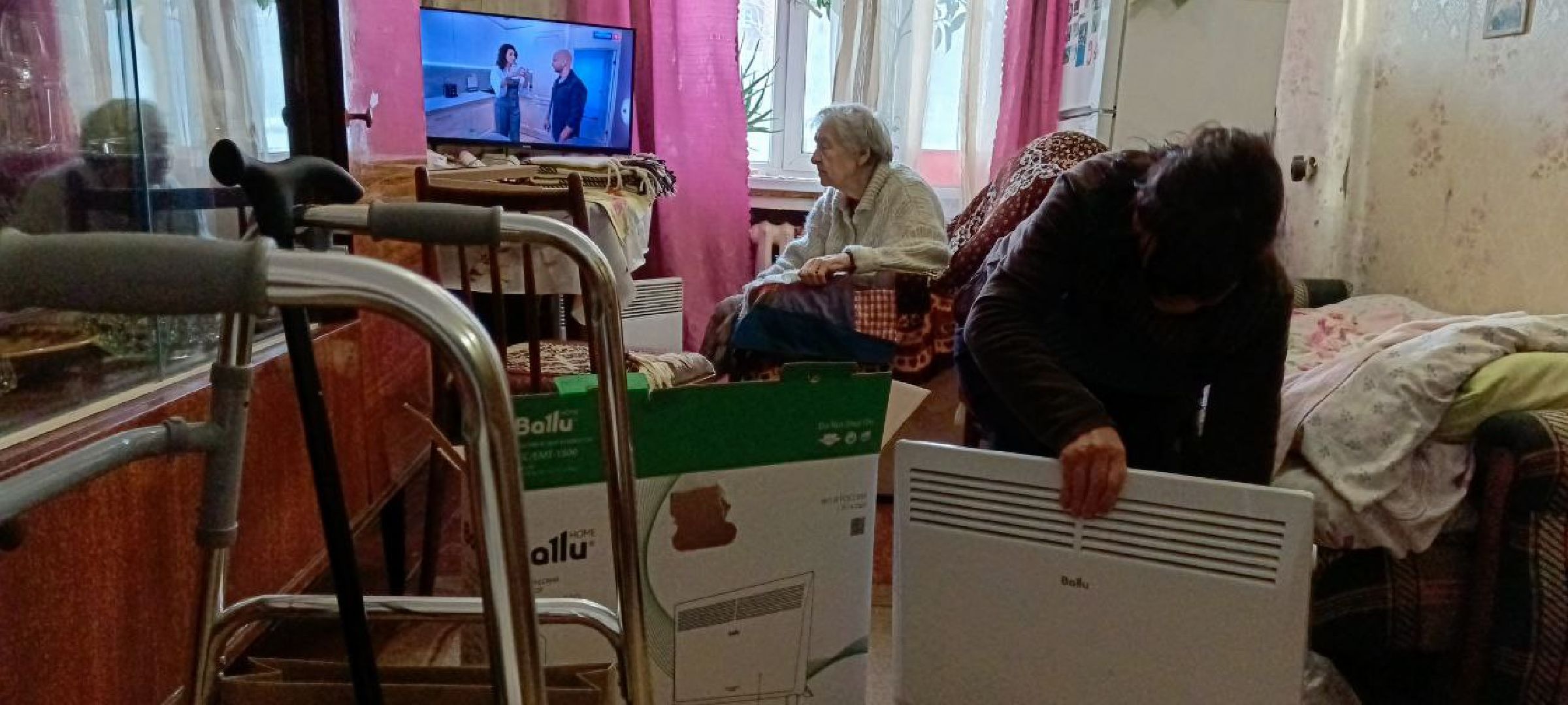 Дмитров, Яхрома, Поздравление ветерана,