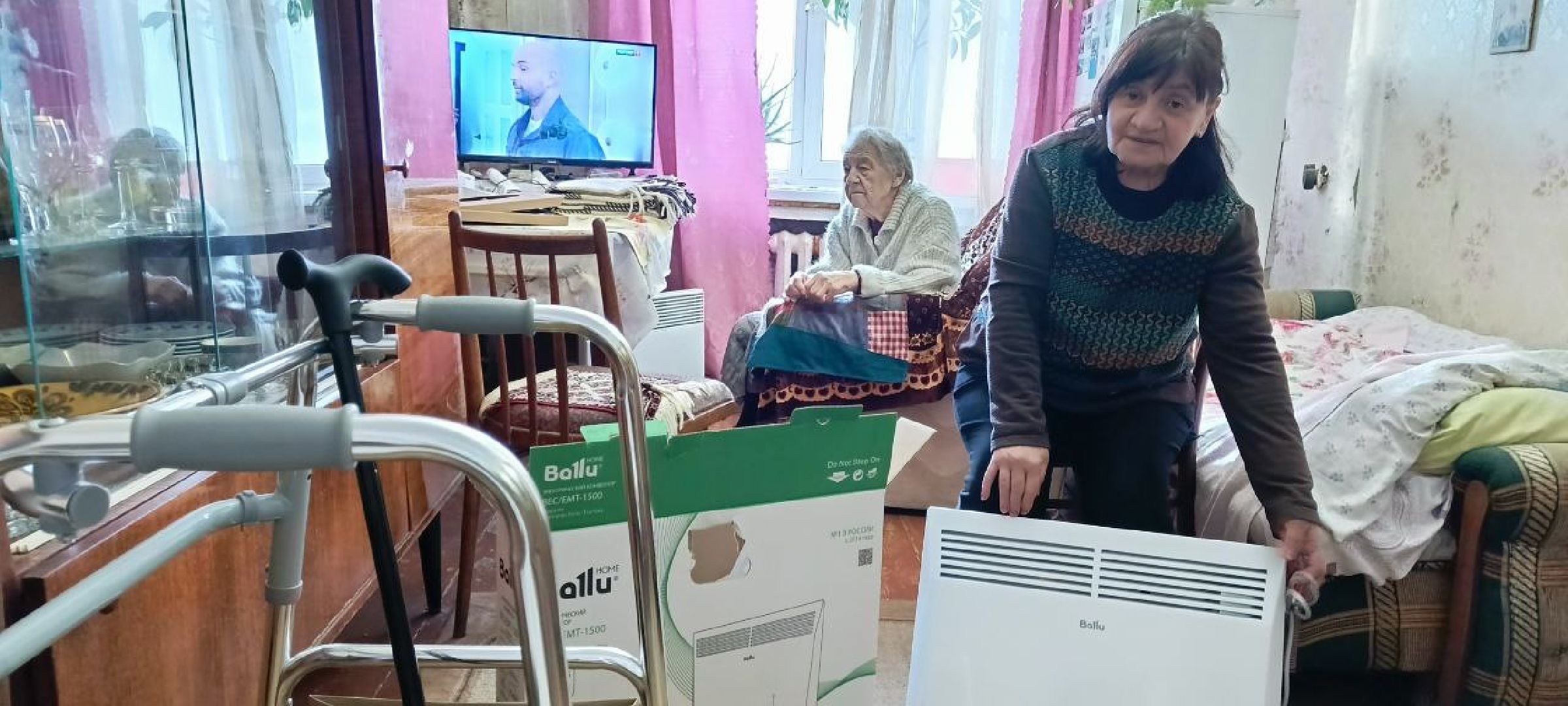 Дмитров, Яхрома, Поздравление ветерана,