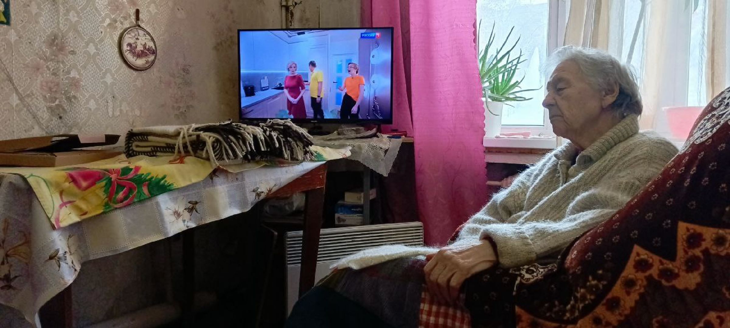 Дмитров, Яхрома, Поздравление ветерана,