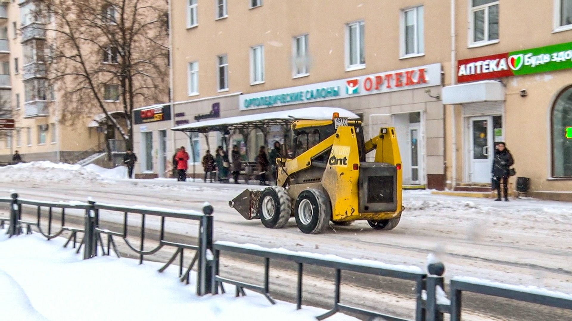 Клин, общество, ЖКХ, дворники, зима, снегопад,