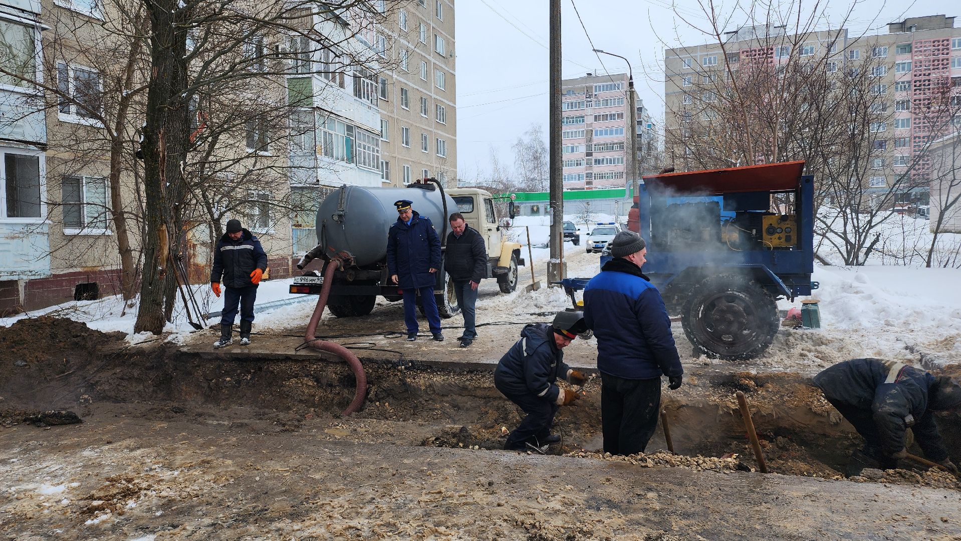 ЖКХ, отопление, авария, Егорьевск, Подмосковье, Московская область,