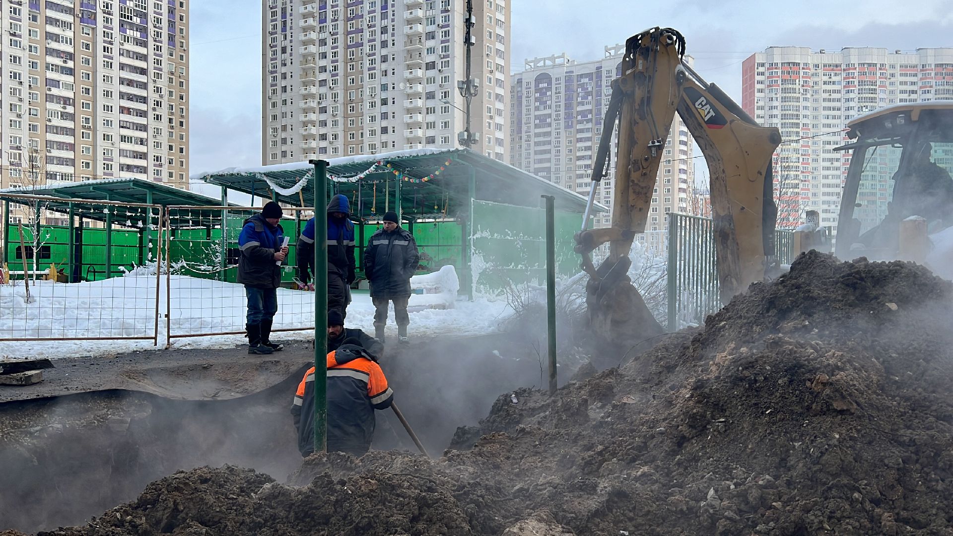 химки, жкх, ремонт теплотрассы, отопление, горячая вода,