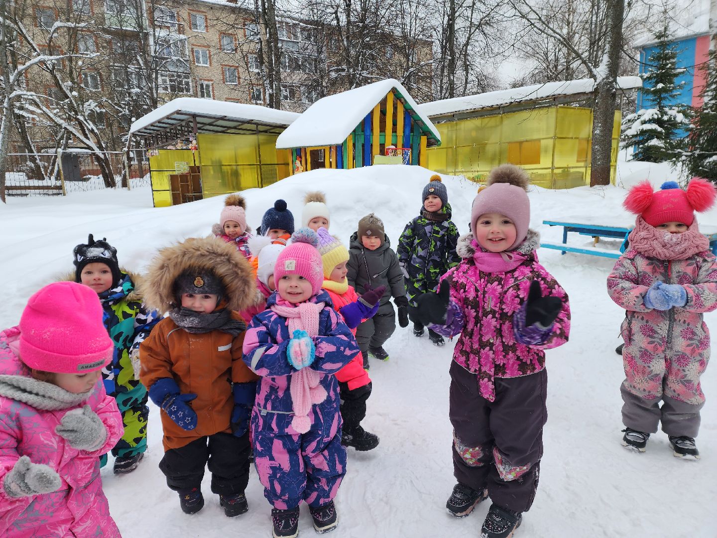 красноармейск, г.о. пушкинский, зимние прогулки, дошкольное образование,