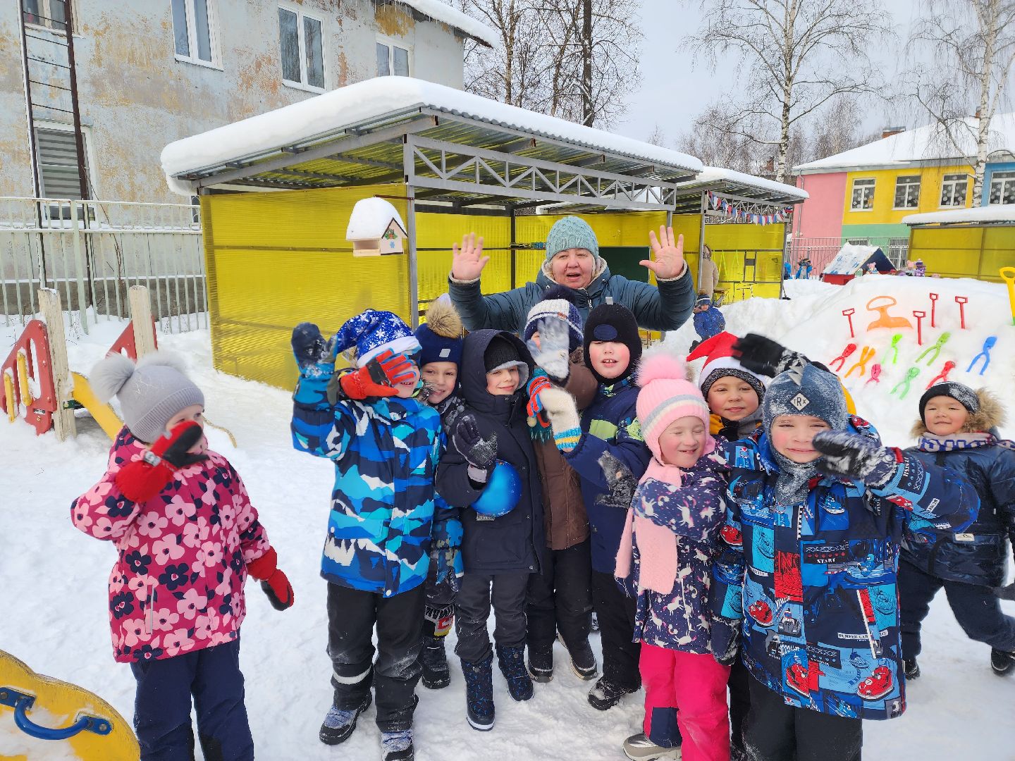 красноармейск, г.о. пушкинский, зимние прогулки, дошкольное образование,