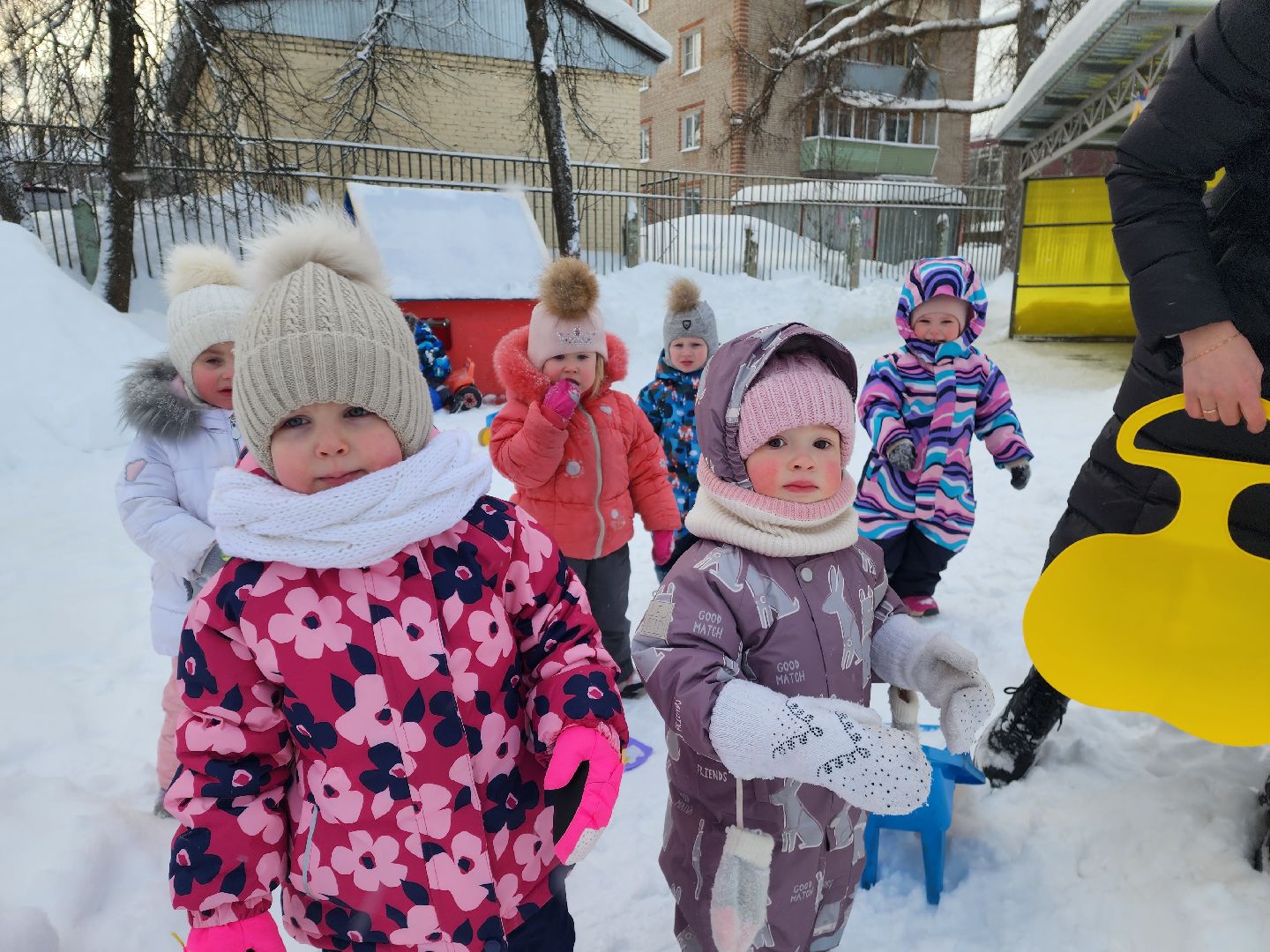 красноармейск, г.о. пушкинский, зимние прогулки, дошкольное образование,